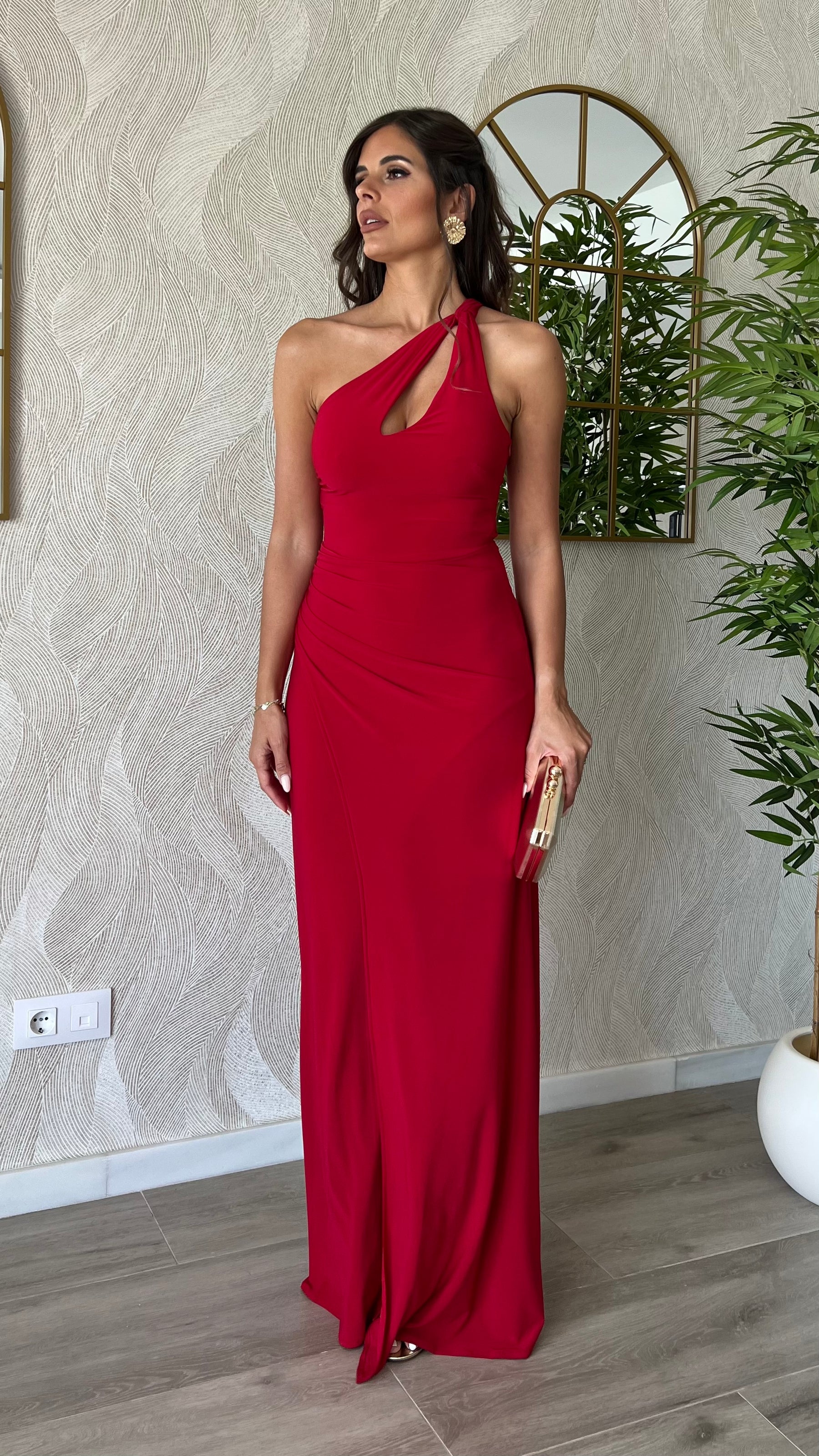 Vestido Rosalía Rojo “Made in Spain”