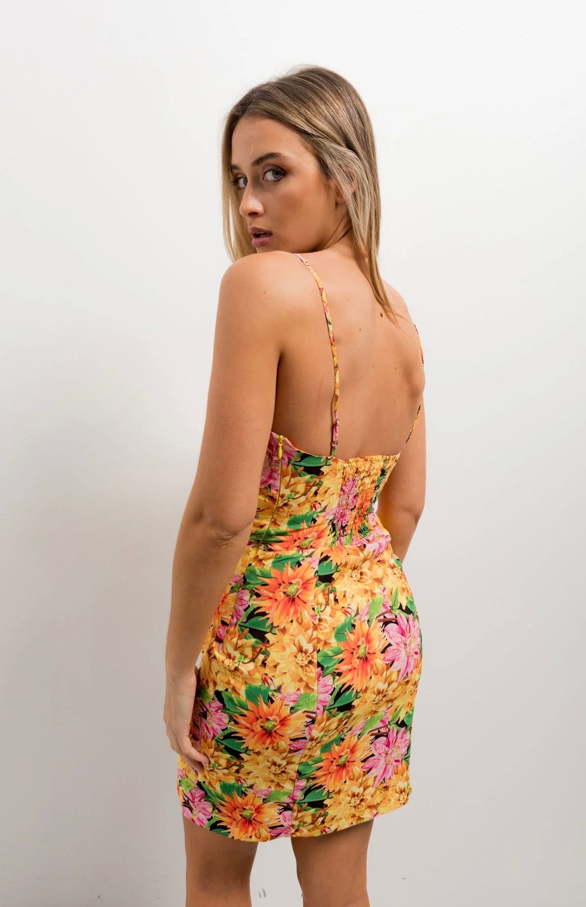 Vestido Estampado Corsetero