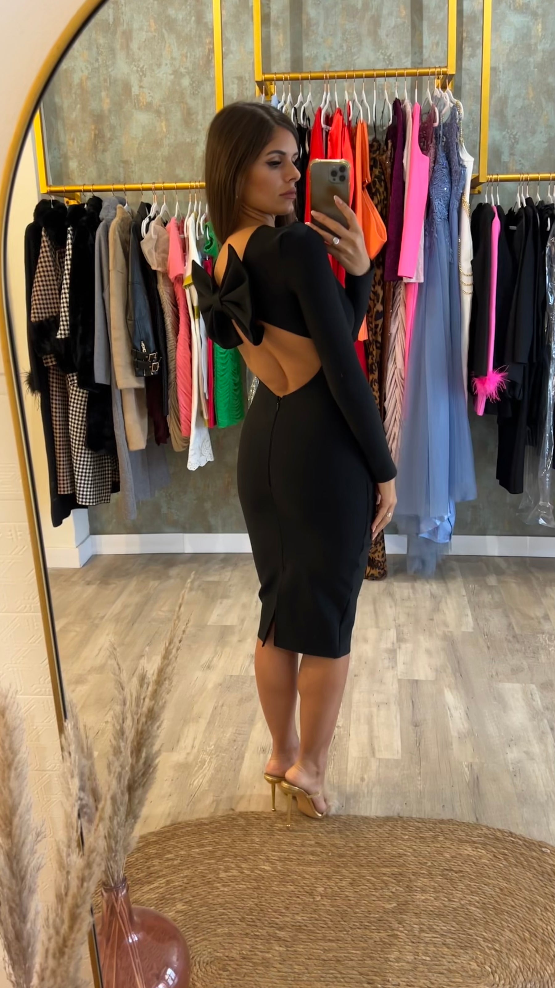Vestido Bandage Matilda Lazo Negro (OUTLET NO DEVOLUCIÓN)