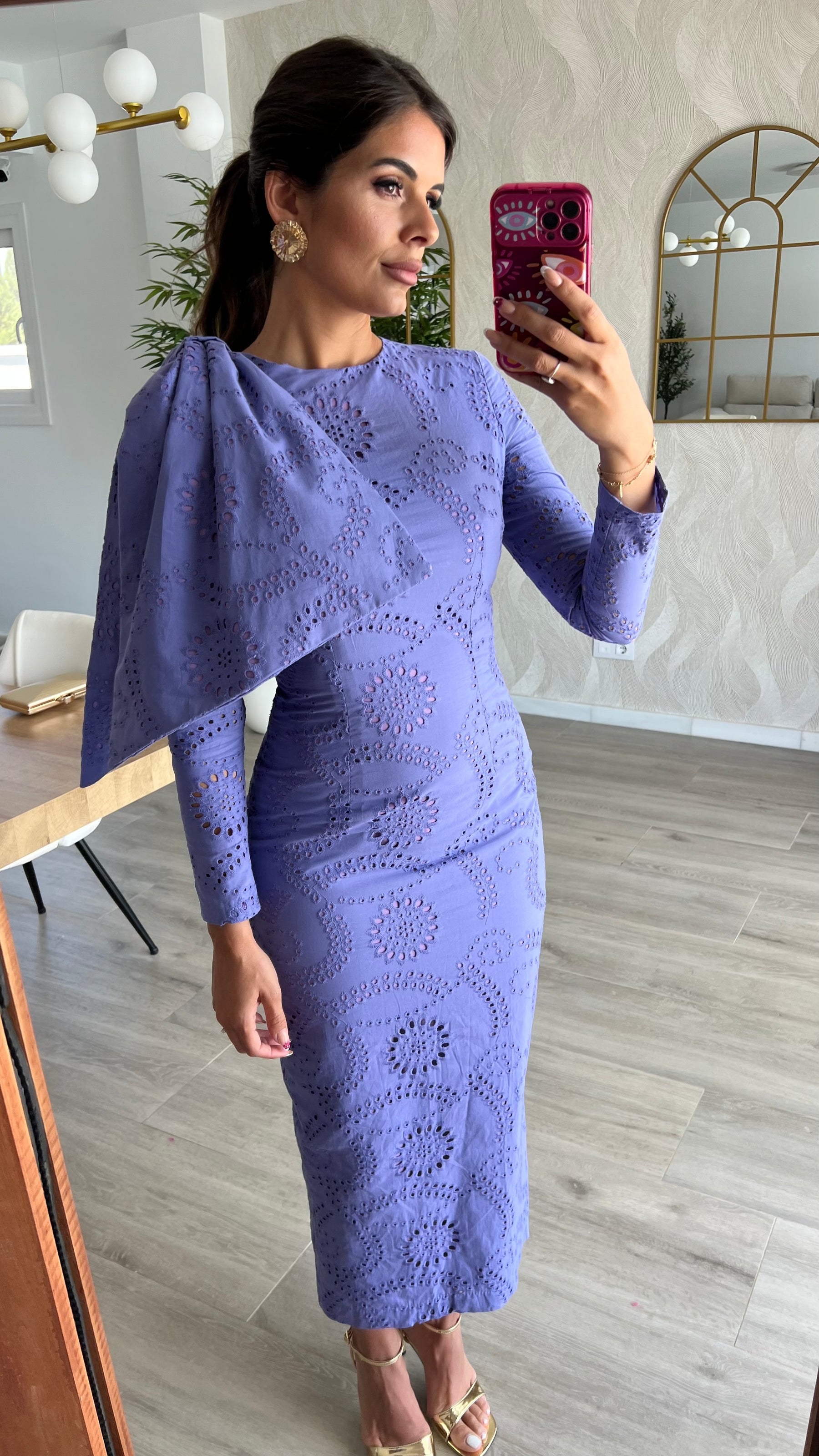 Vestido Libra Perforado “Made in Spain”