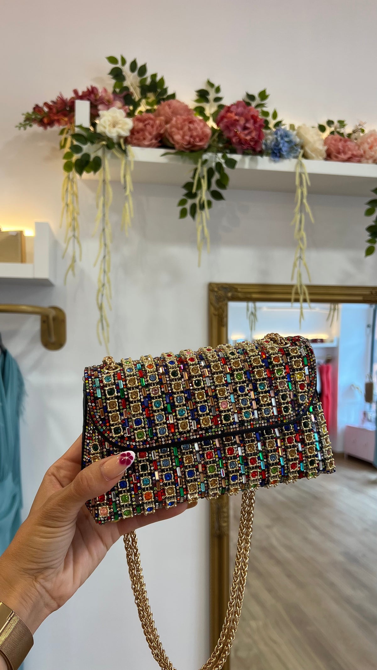 Bolso Edición Limitada Multicolor Forma Clásica