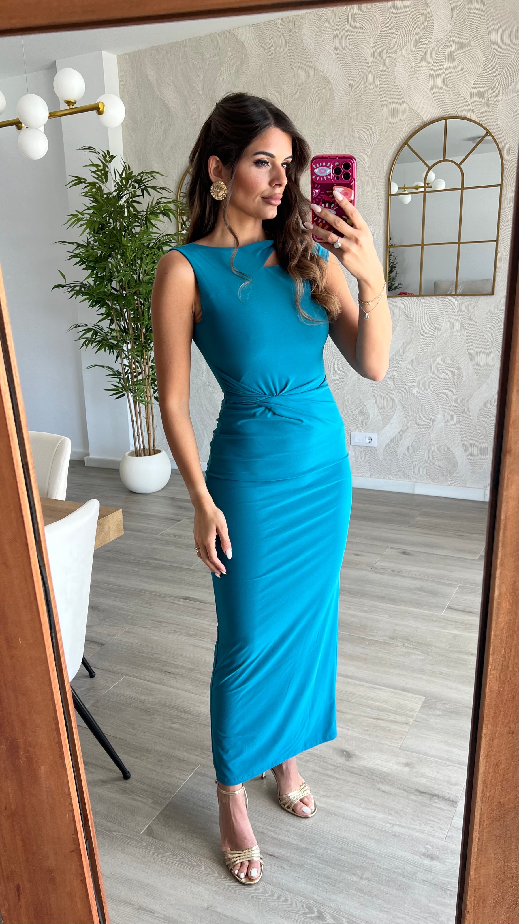 Vestido Lara Verde Pato “Made in Spain”