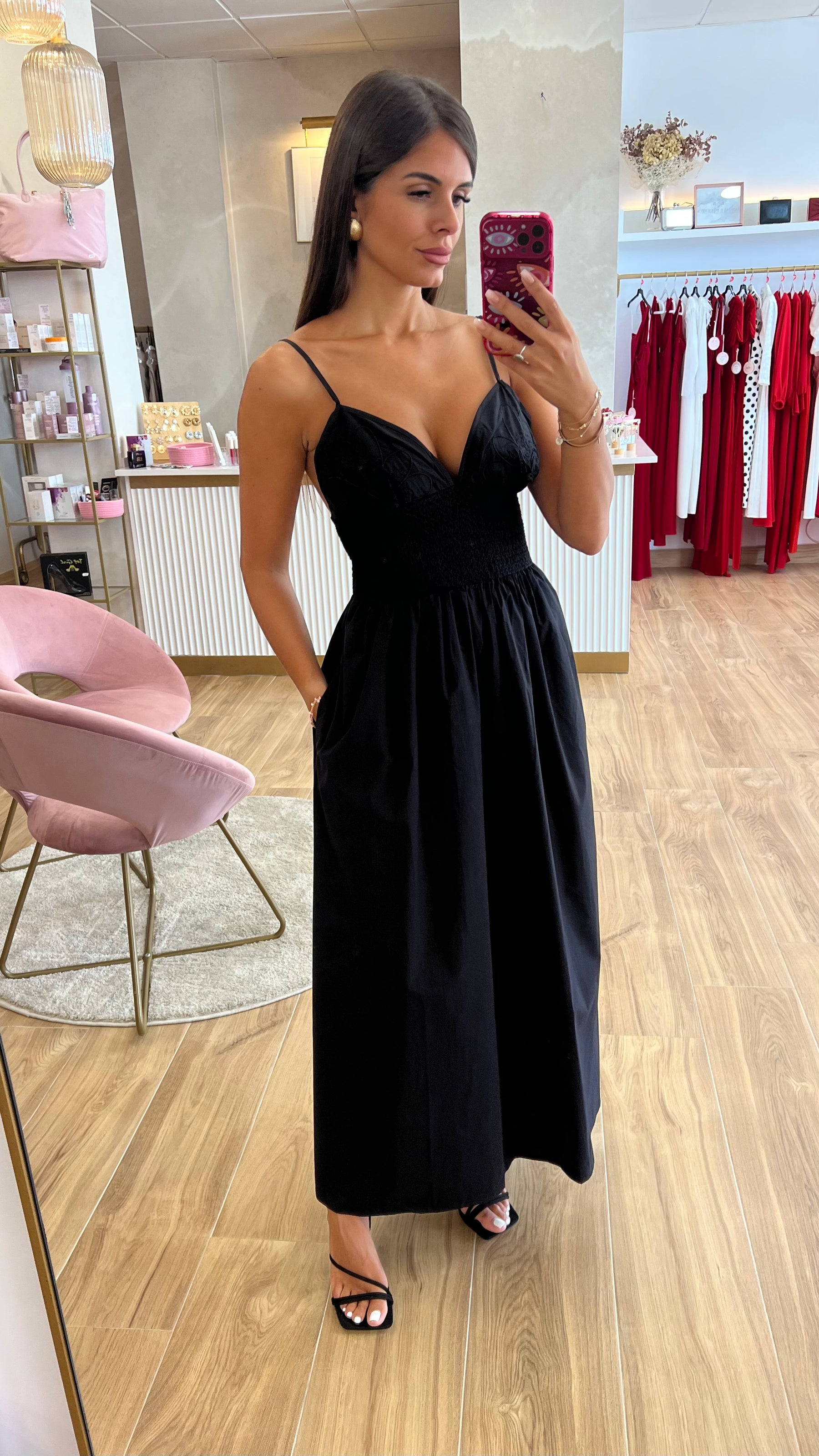 Vestido Midi Bordado