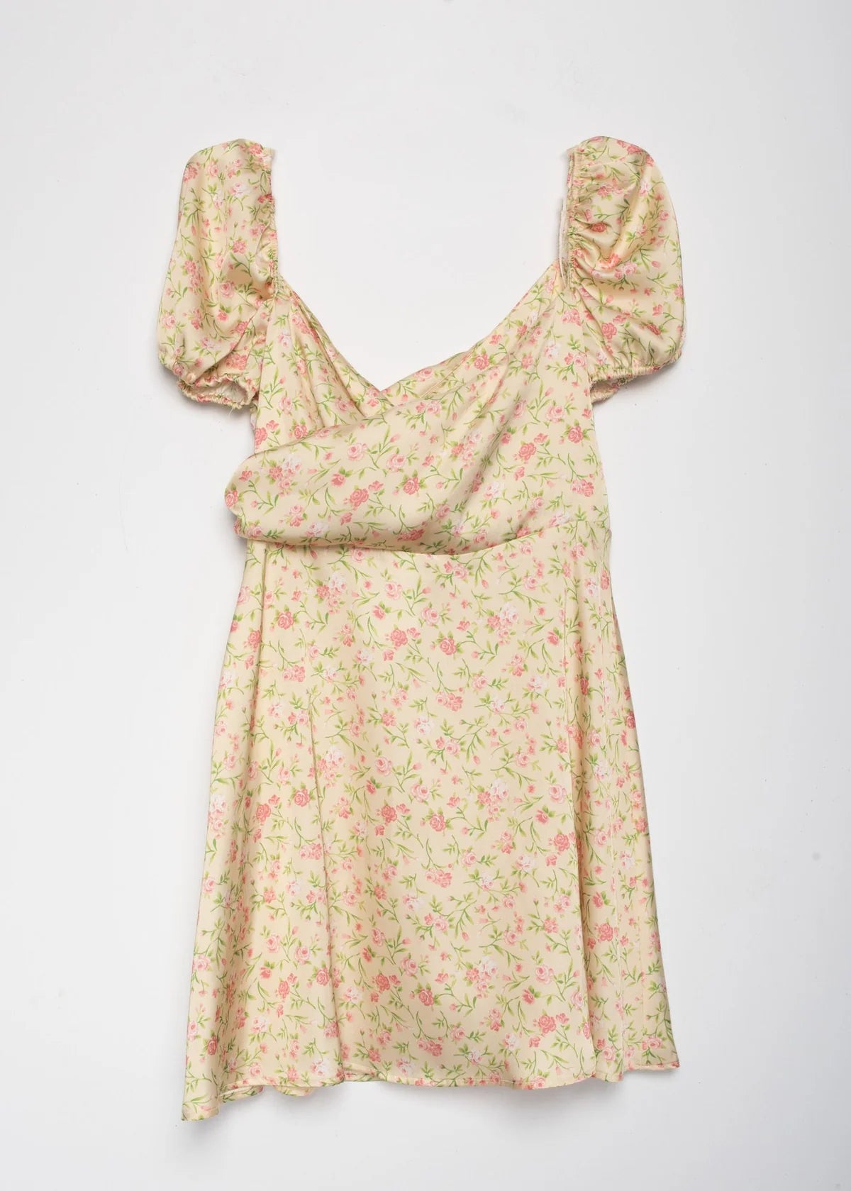 Vestido Amarillo Flores