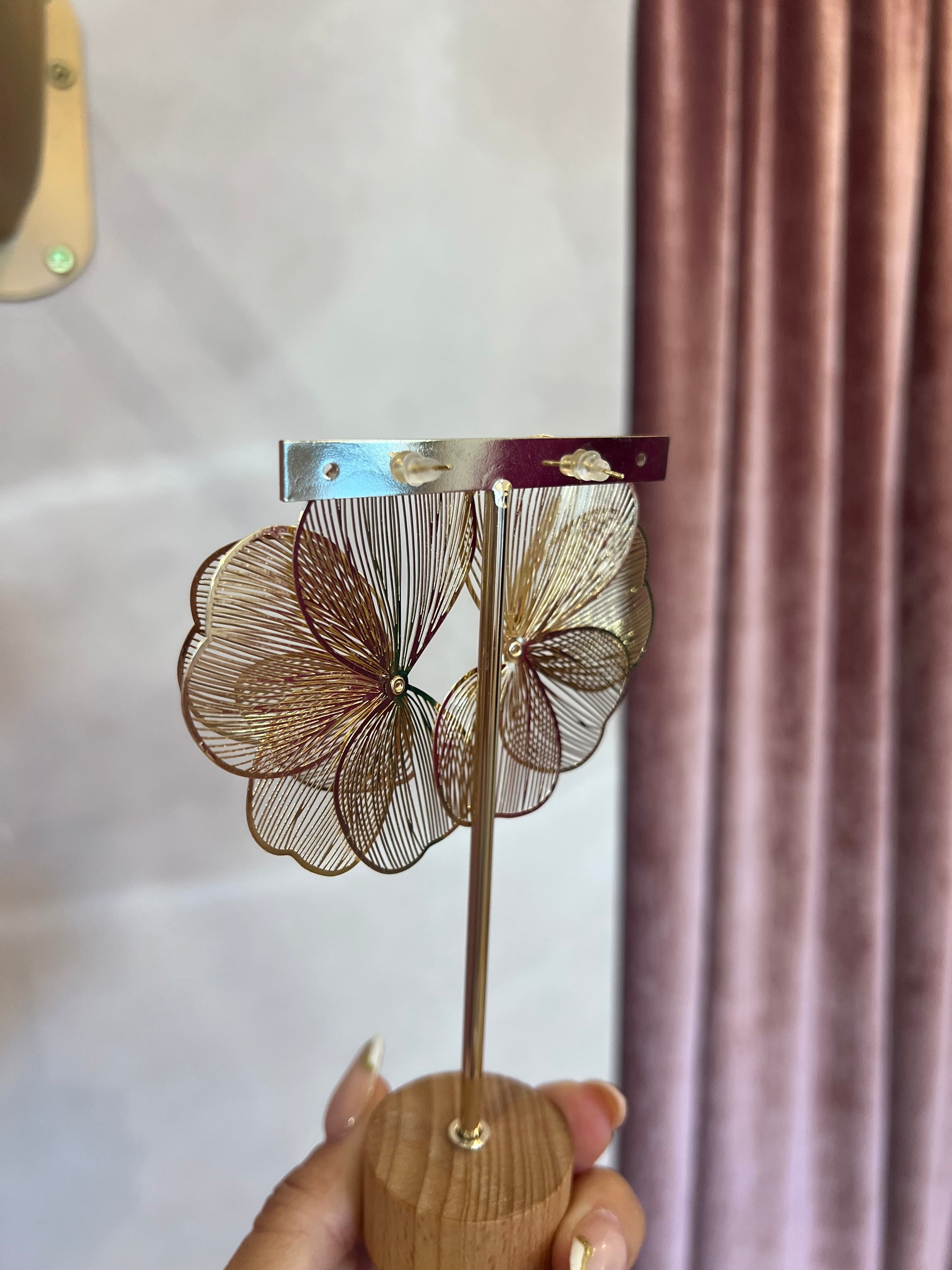 Pendientes Flor Calada