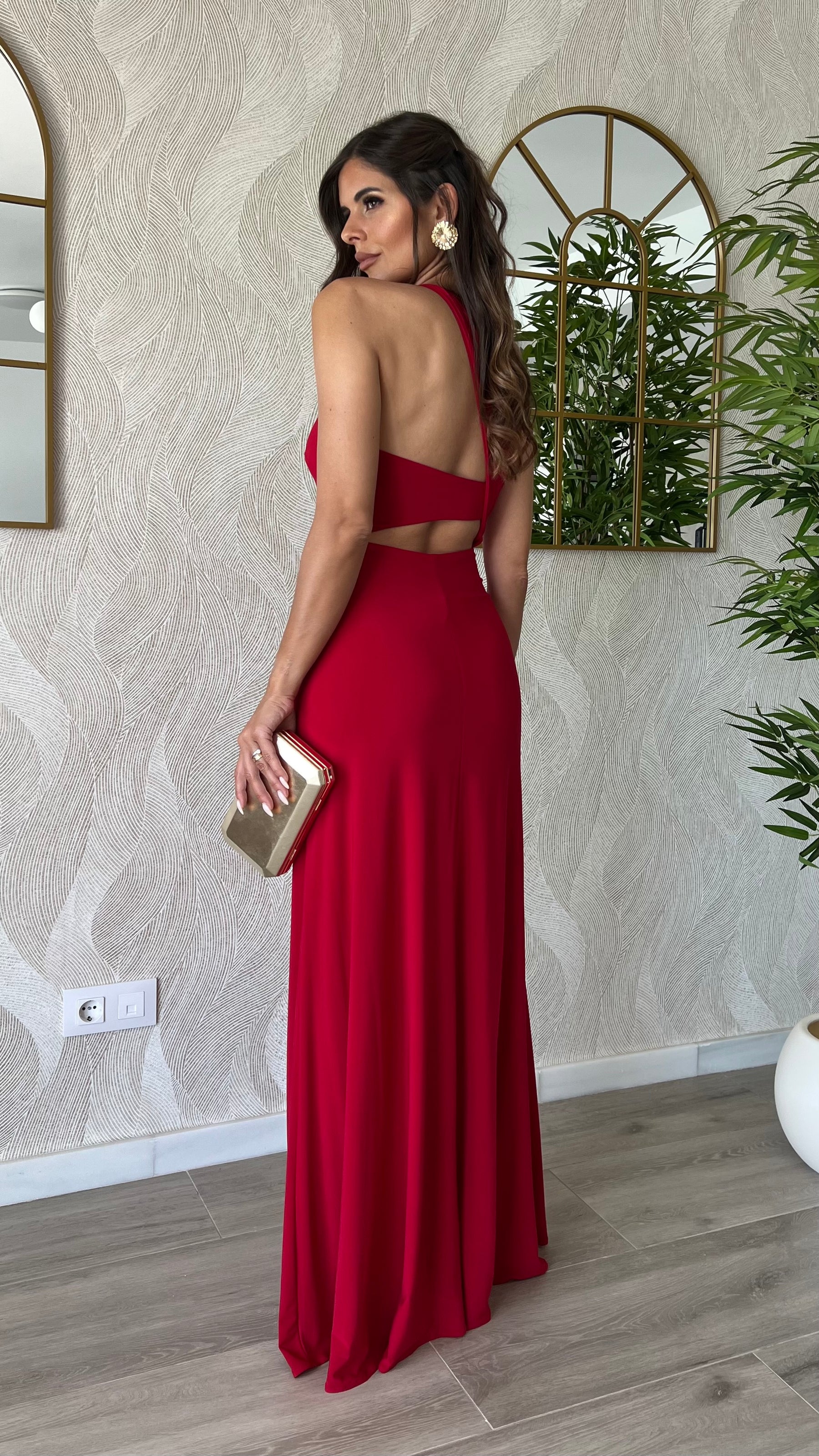 Vestido Rosalía Rojo “Made in Spain”