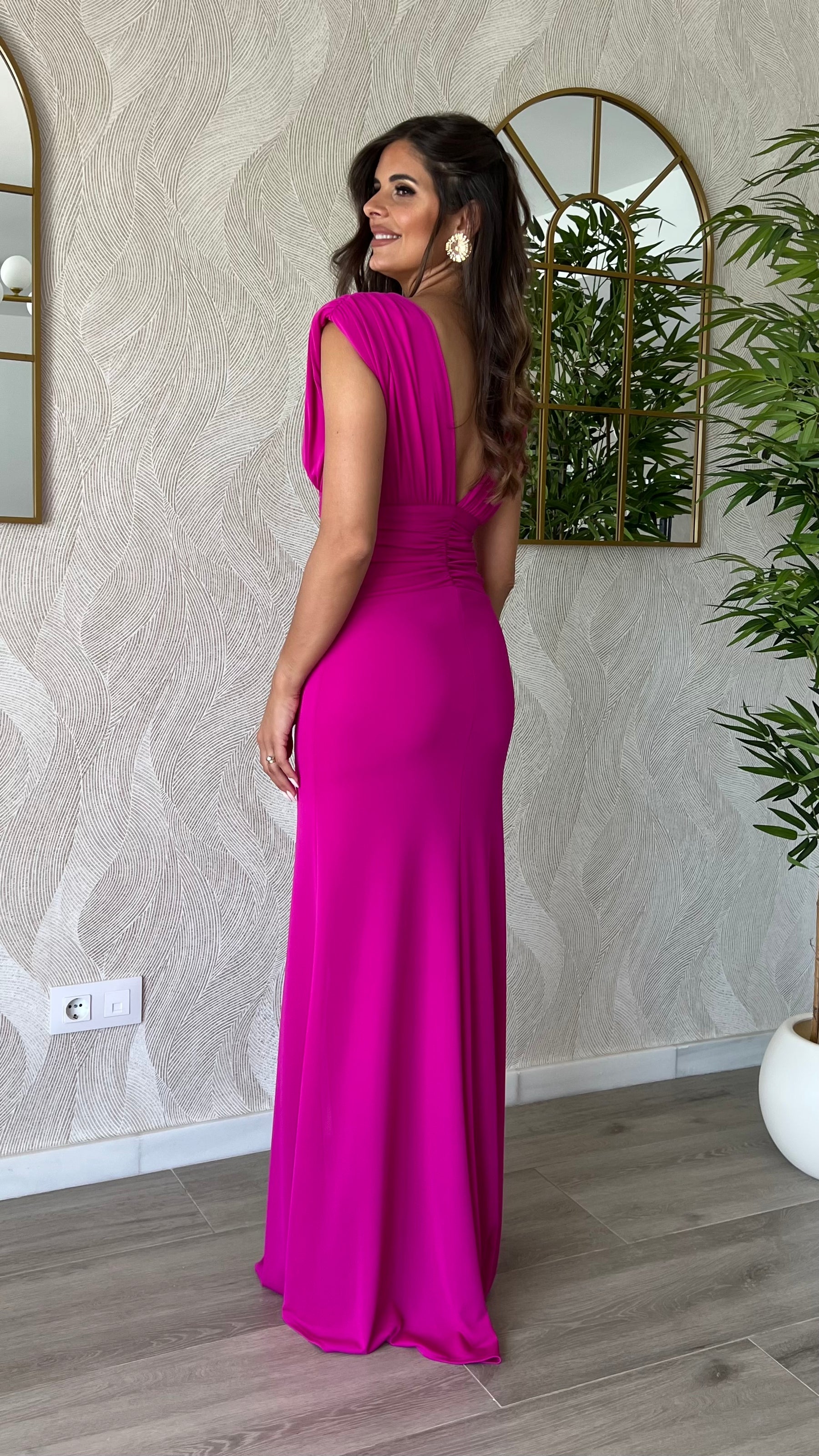 Vestido María Fucsia “Made in Spain”