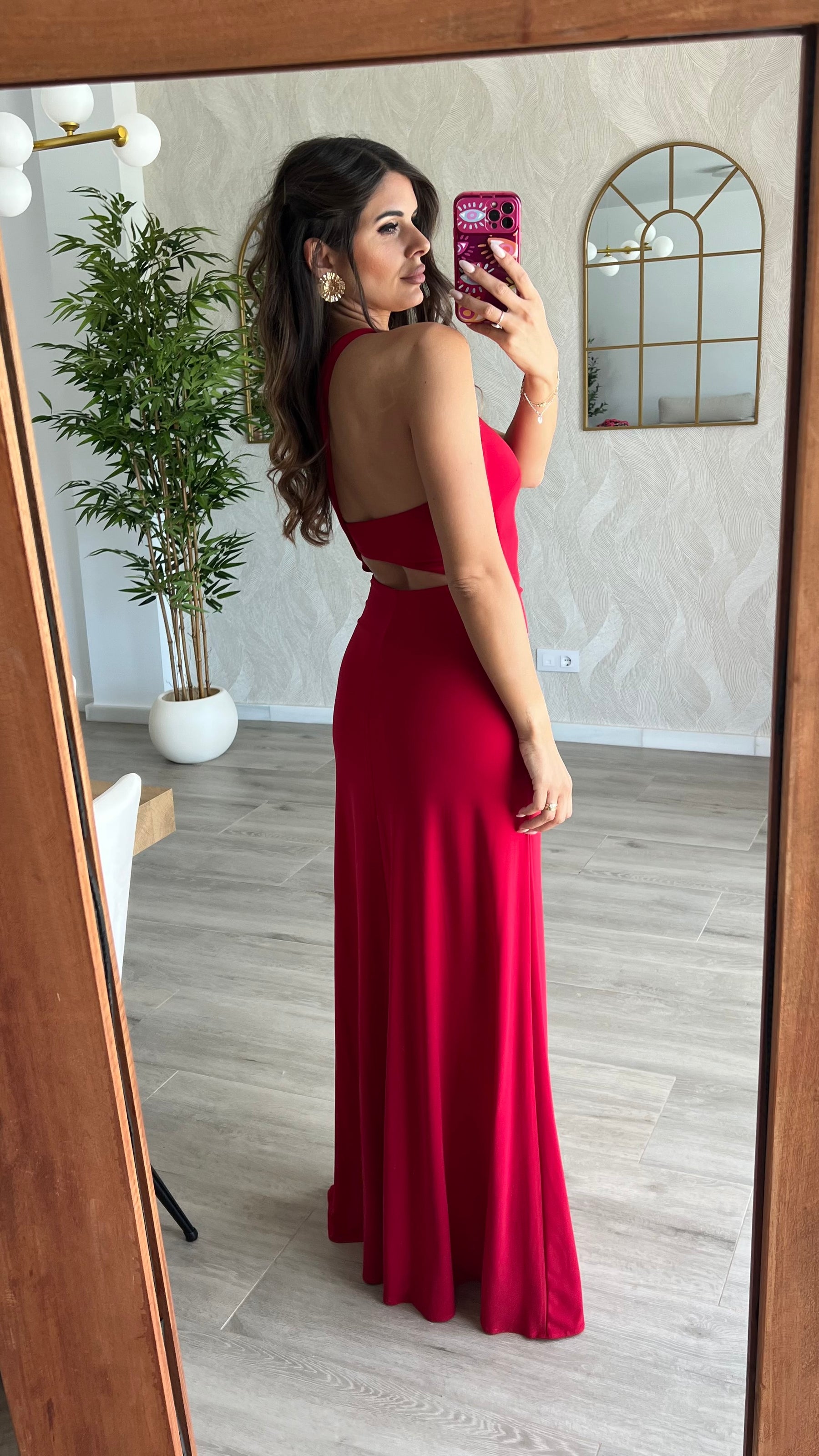 Vestido Rosalía Rojo “Made in Spain”
