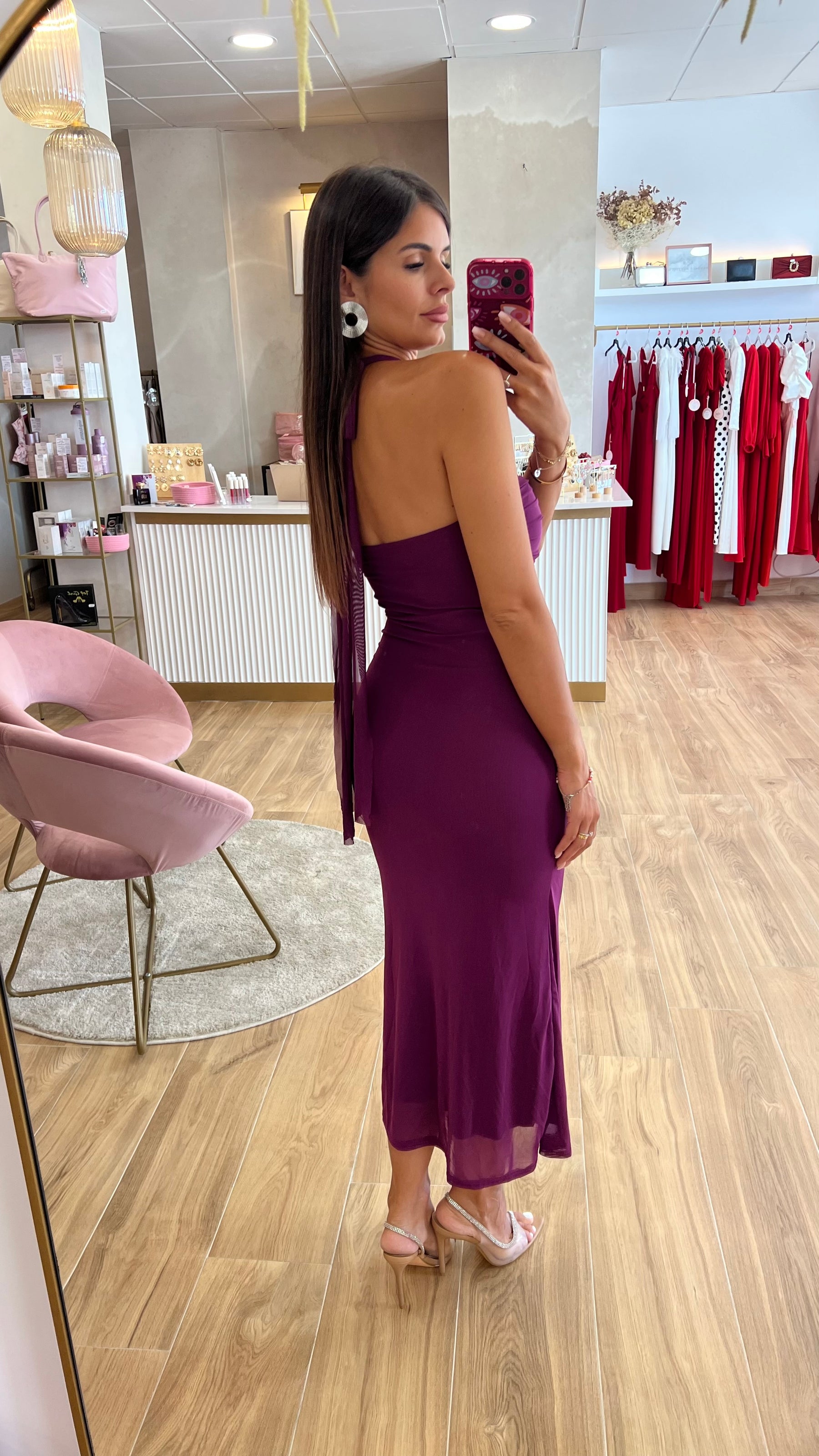 Vestido Midi Berry
