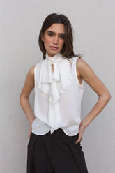 Blusa Volantes Lazada