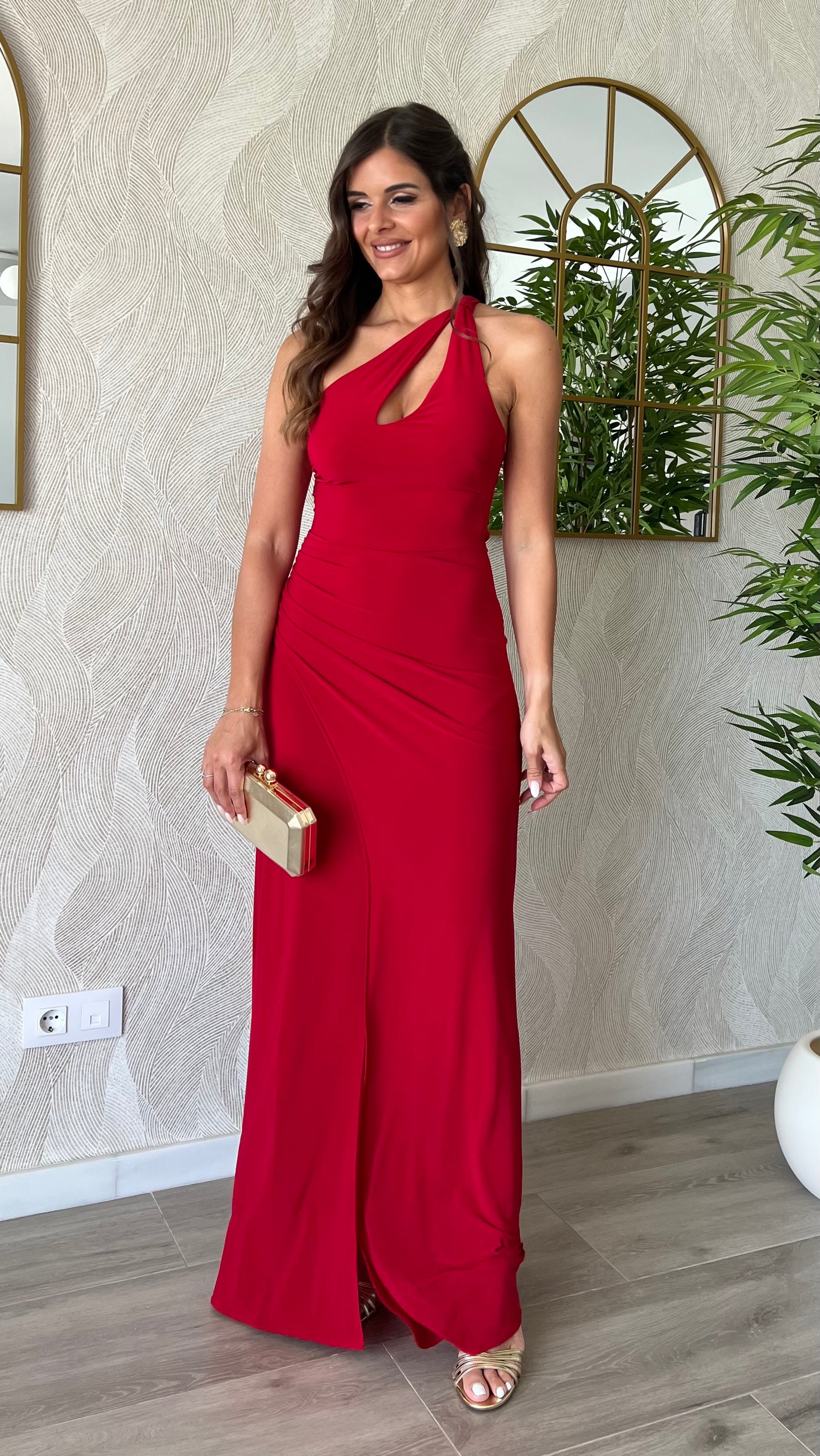 Vestido Rosalía Rojo “Made in Spain”