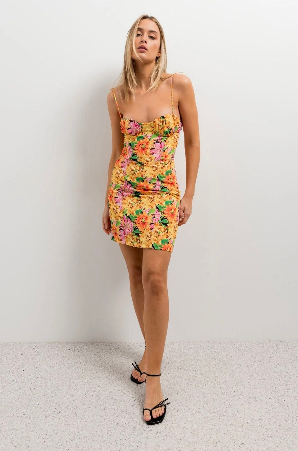 Vestido Estampado Corsetero