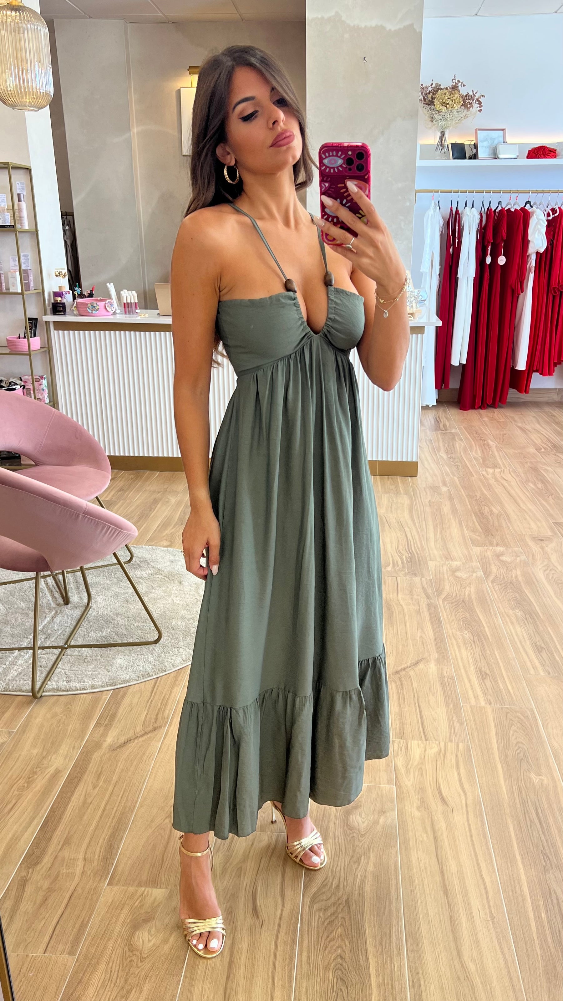 Vestido Verde Largo
