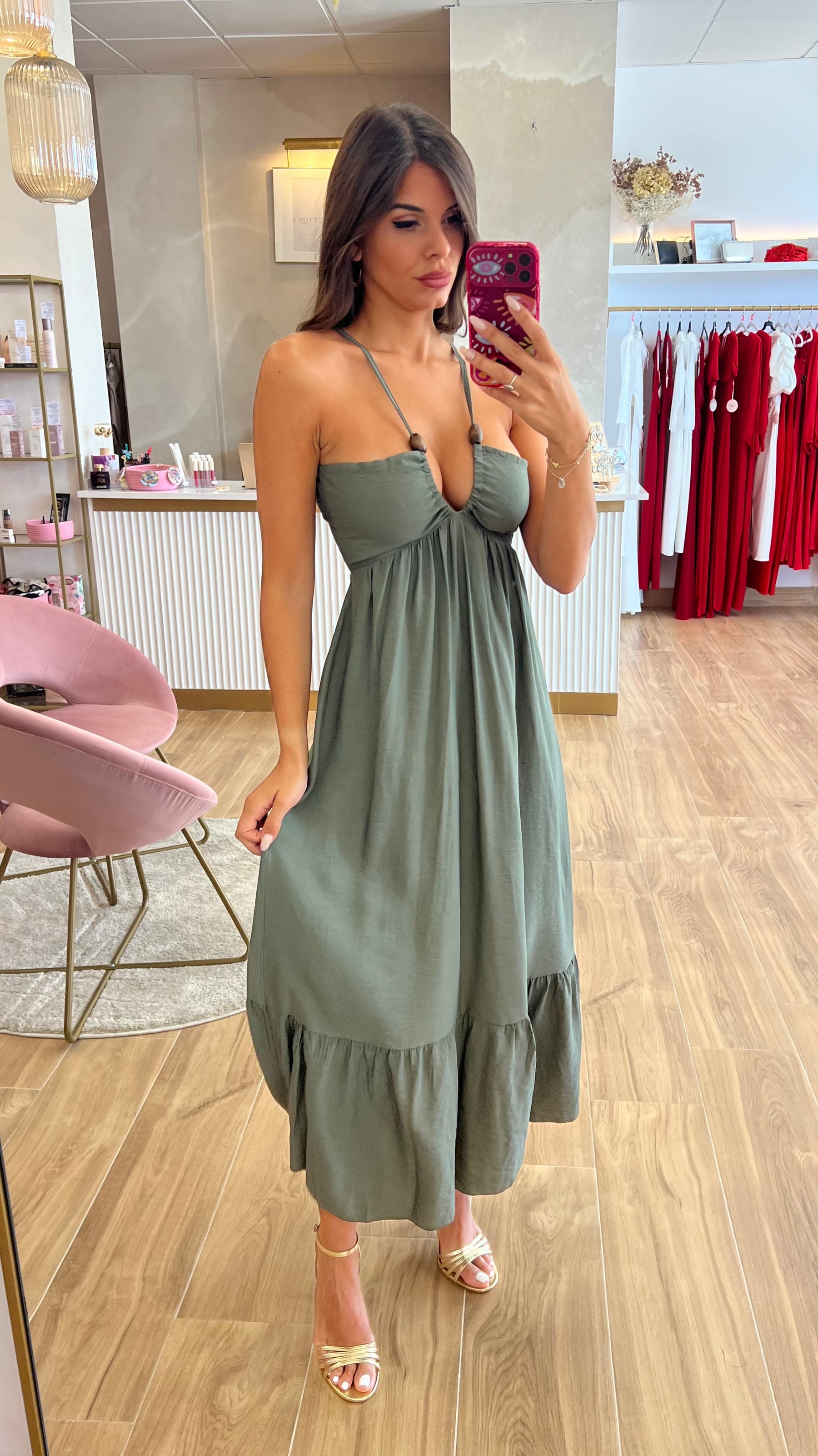 Vestido Verde Largo