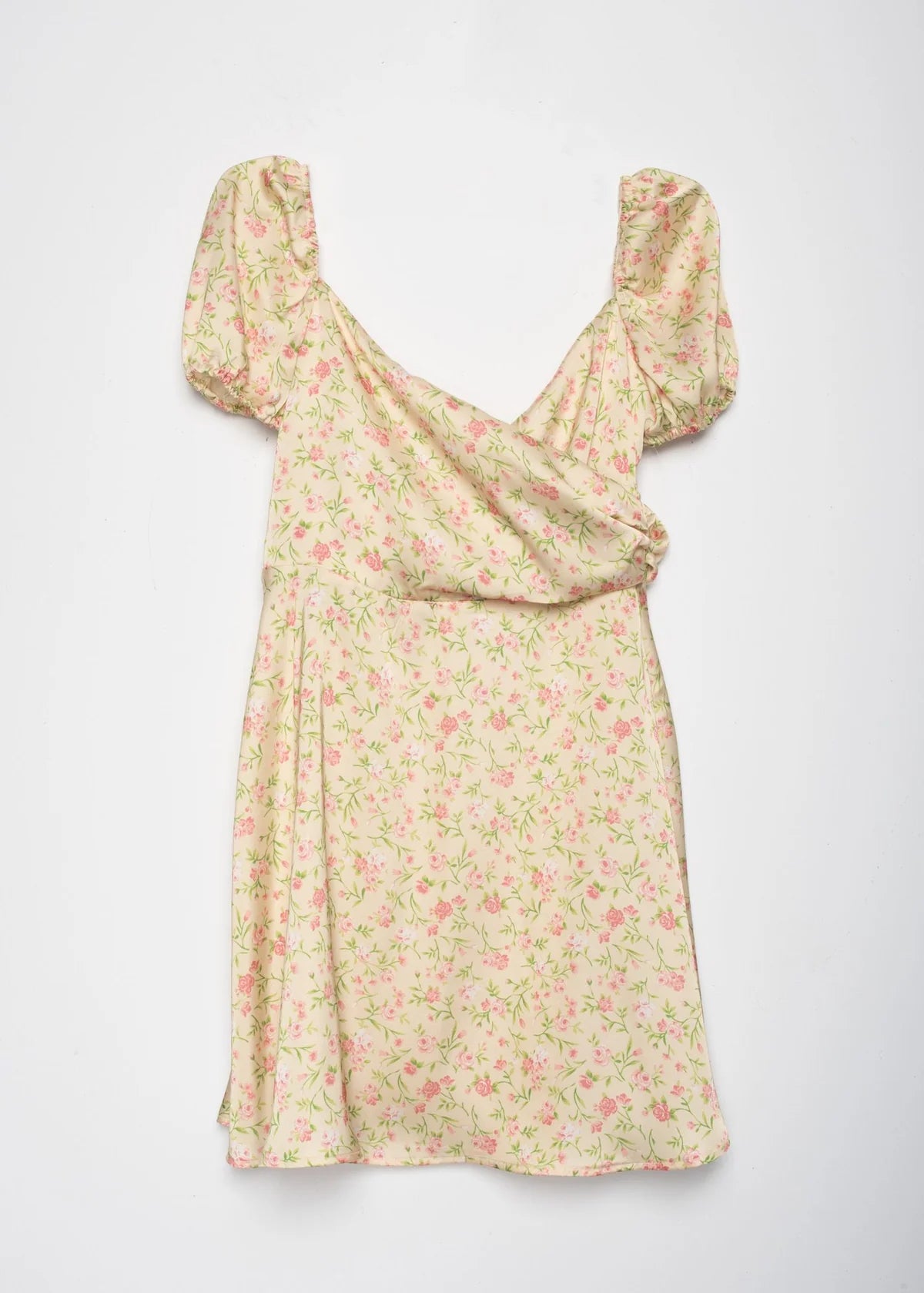 Vestido Amarillo Flores