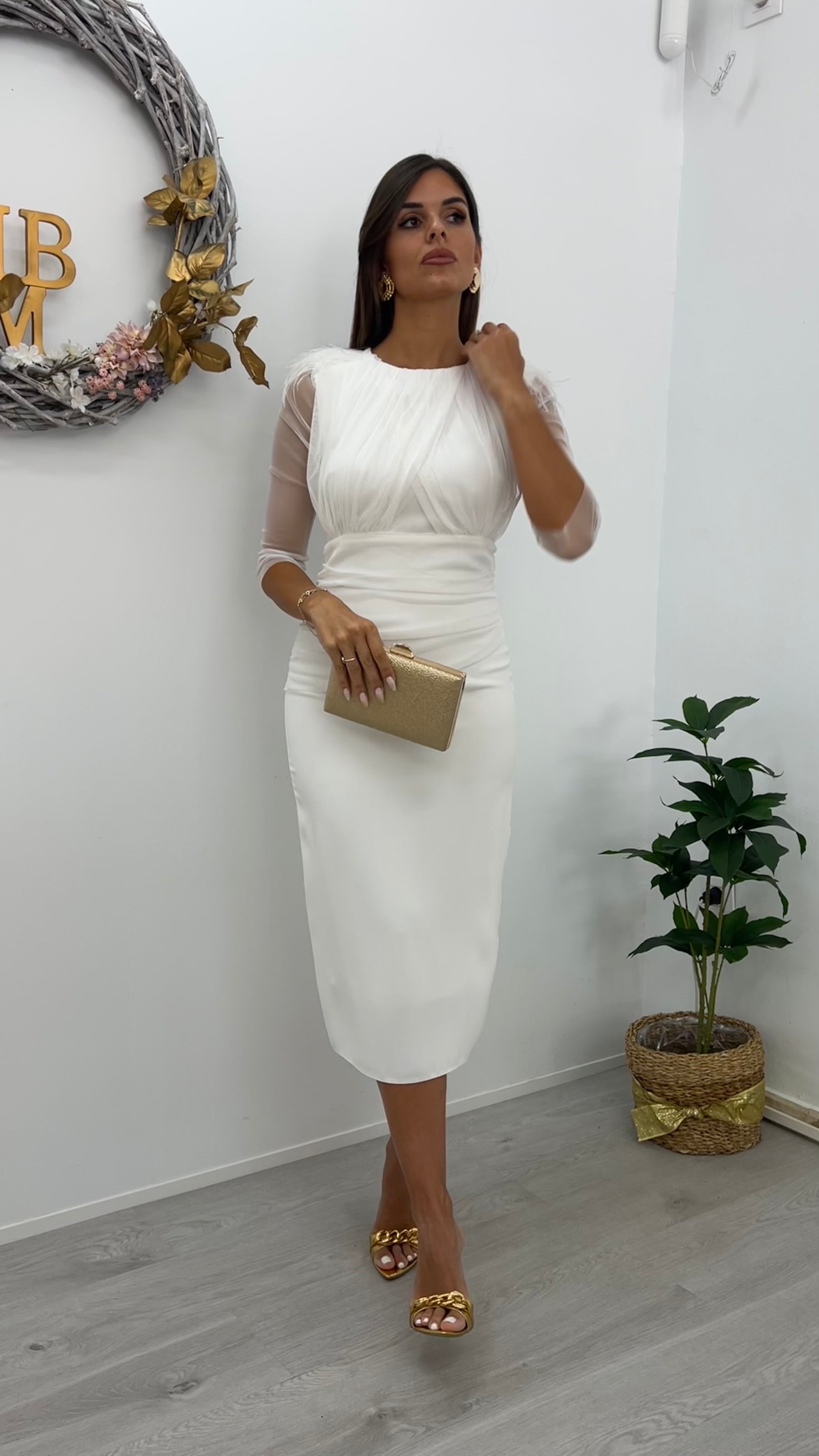 *PREVENTA* Vestido Leonor Blanco “Made in Spain”