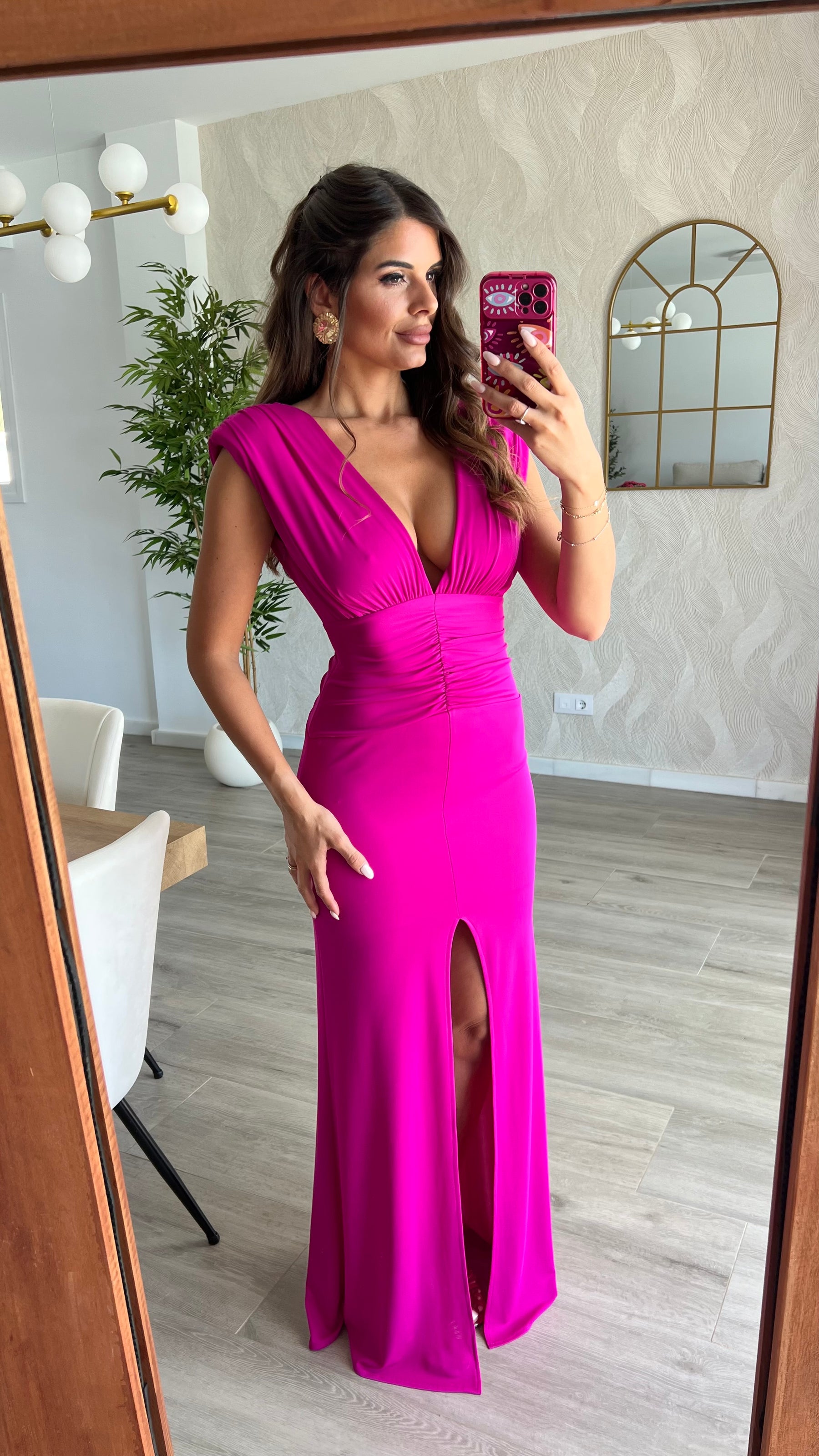 Vestido María Fucsia “Made in Spain”