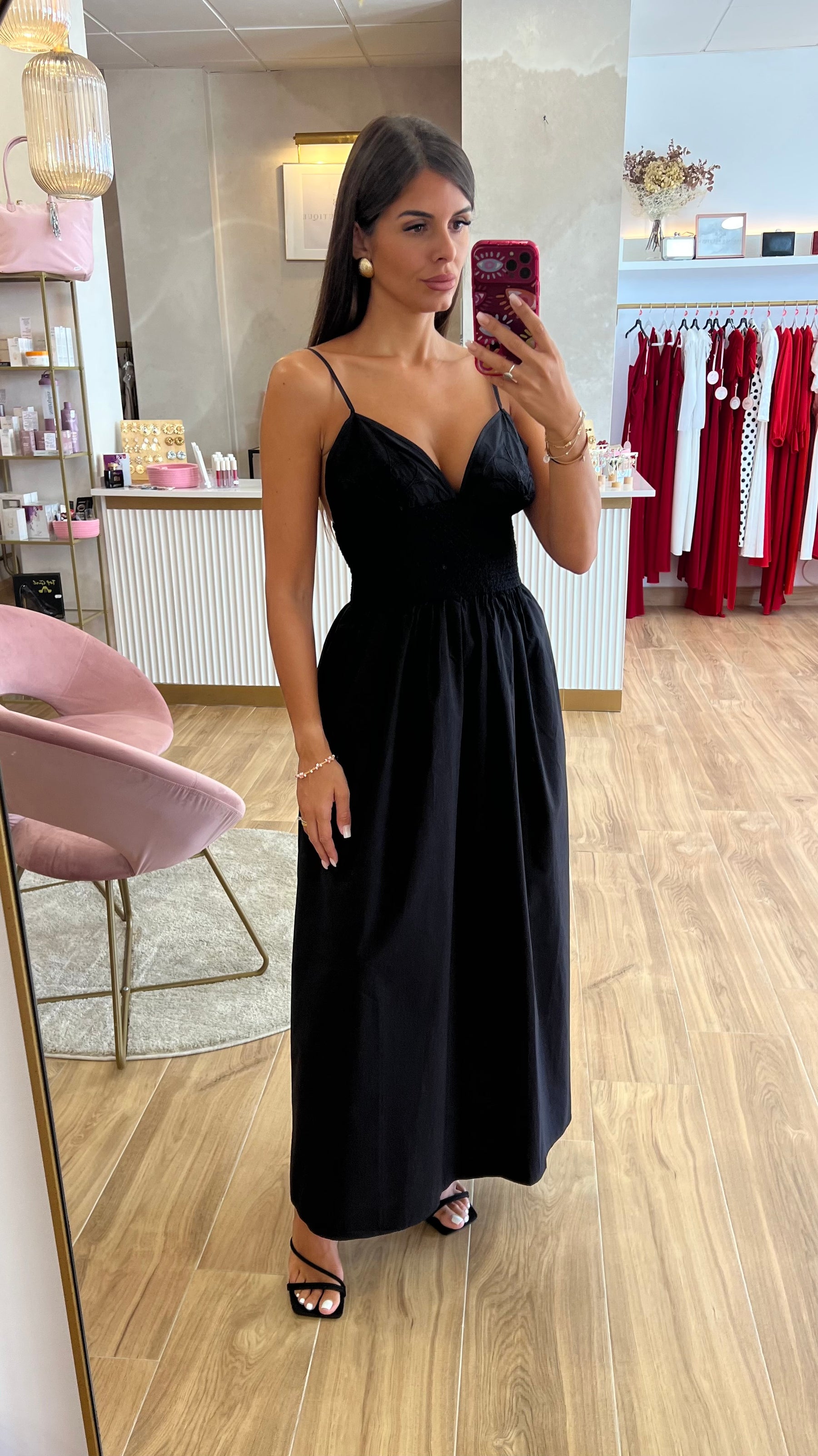 Vestido Midi Bordado