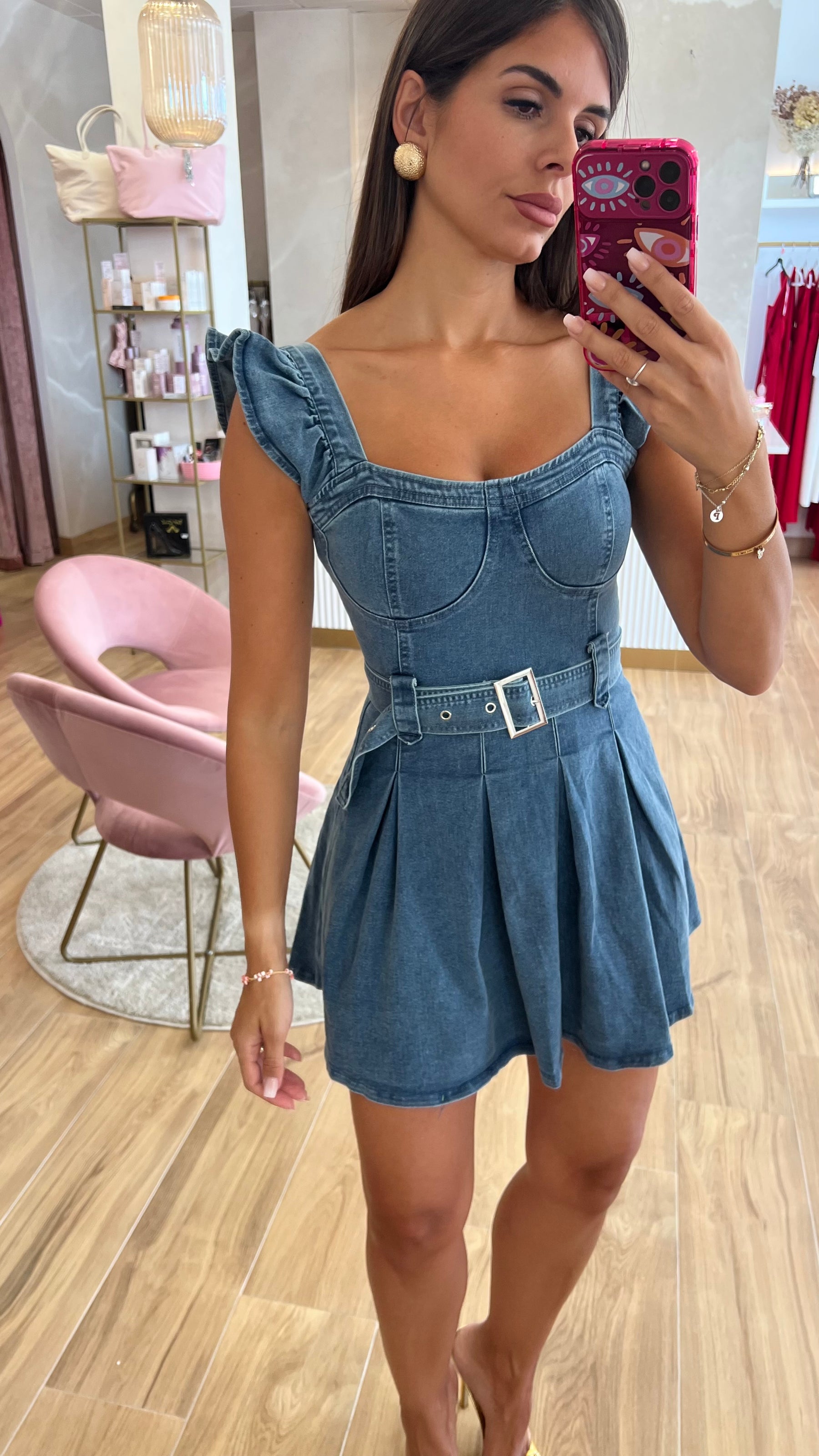 Vestido Demin Tablas