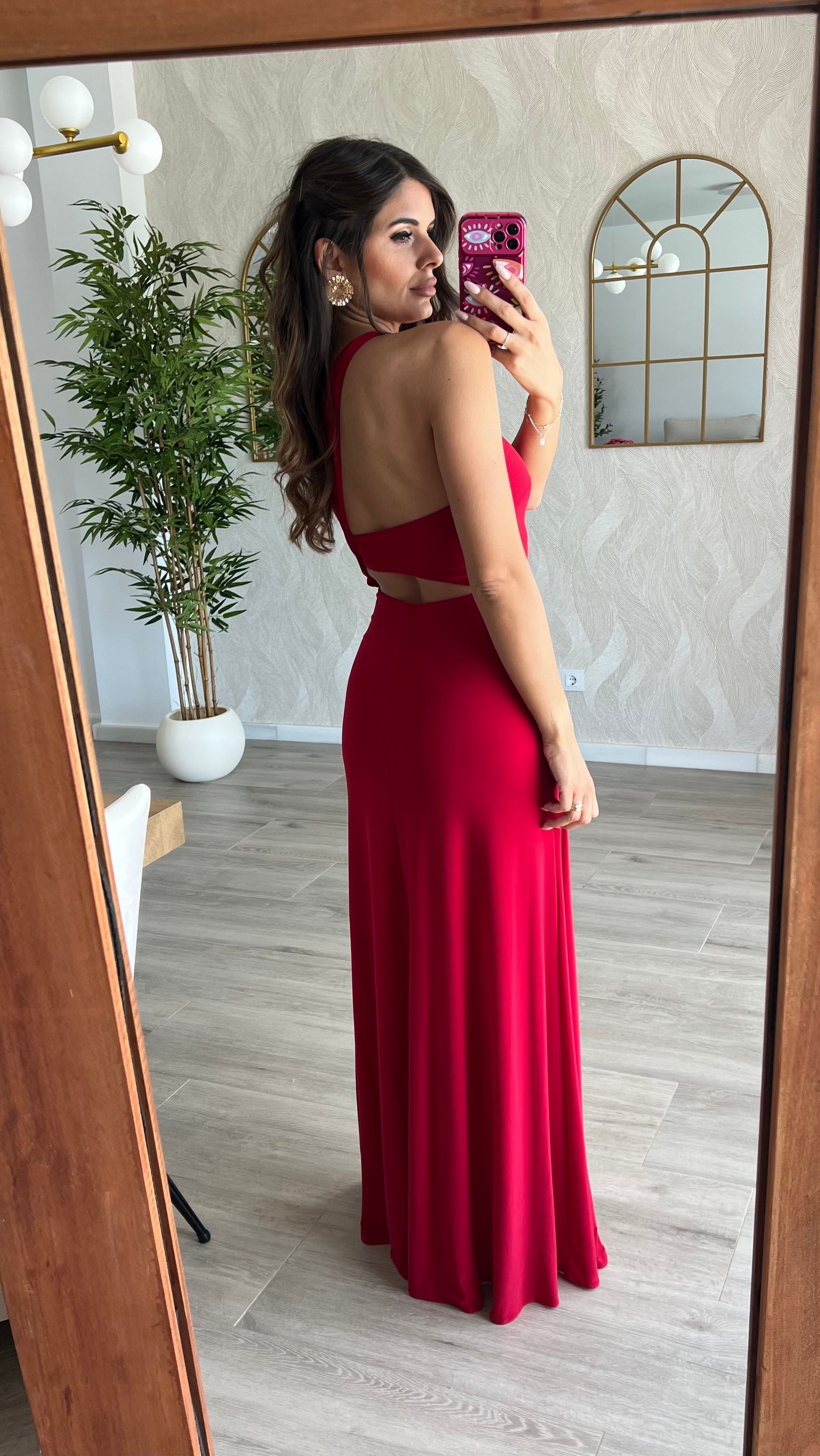 Vestido Rosalía Rojo “Made in Spain”