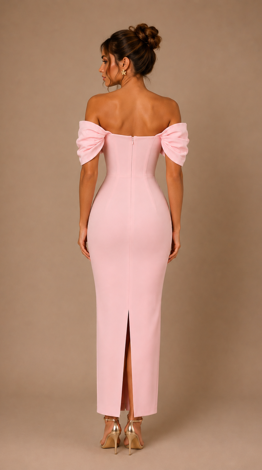 Vestido Bandage Scarlet Rosa