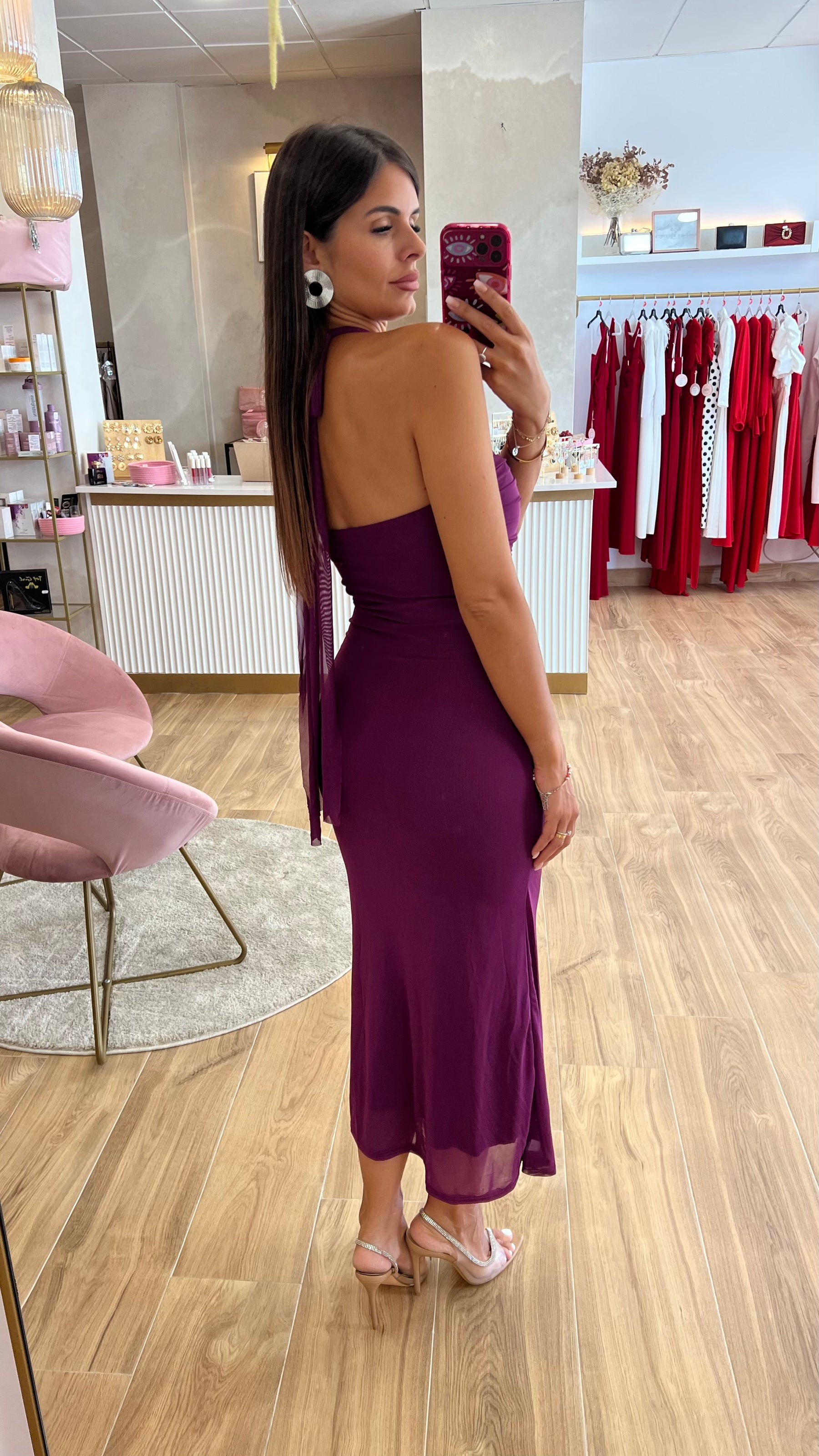 Vestido Midi Berry