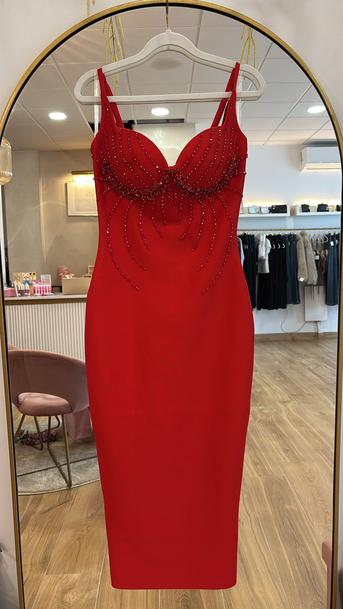 Vestido Bandage Valentina Rojo