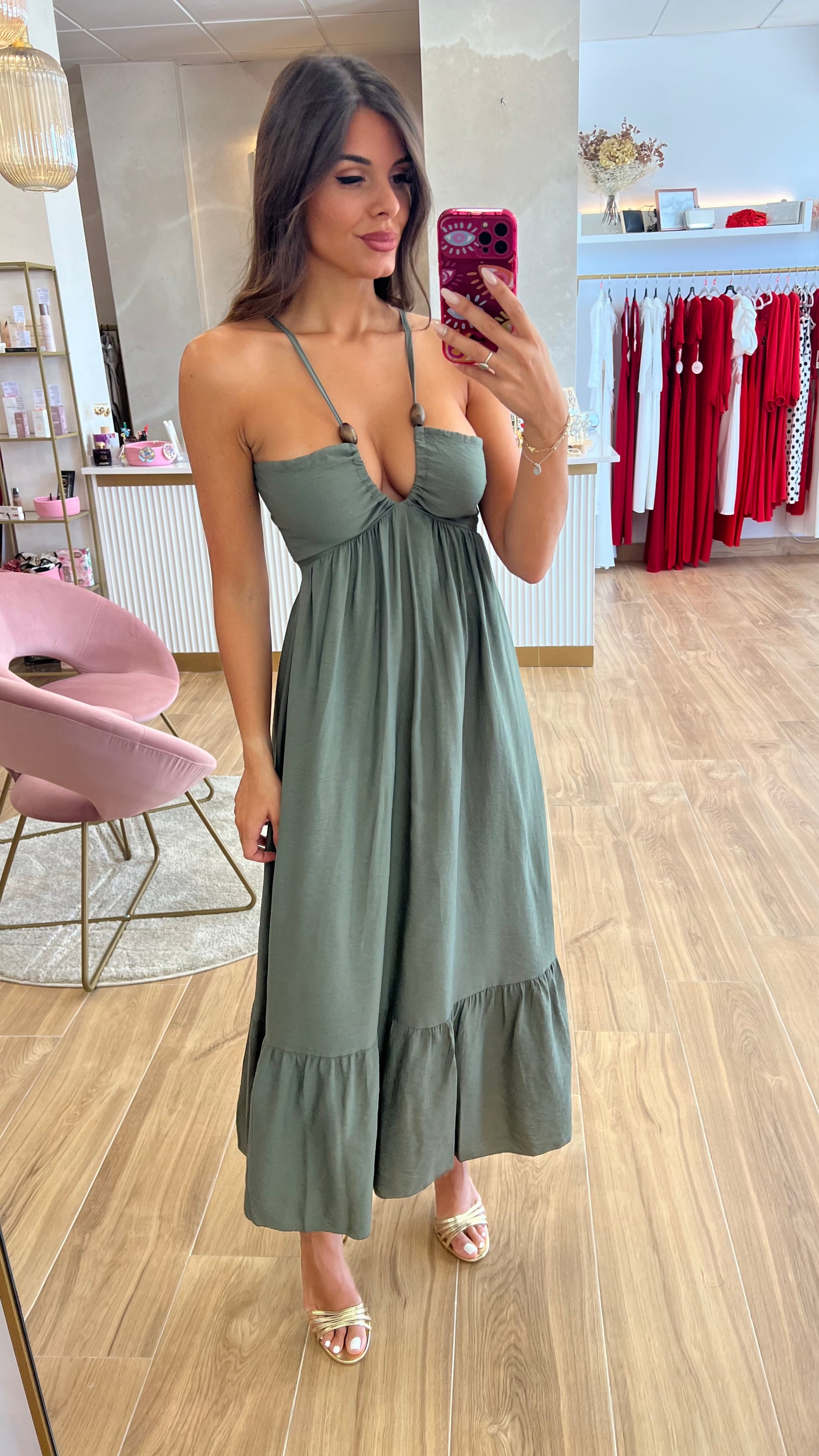 Vestido Verde Largo