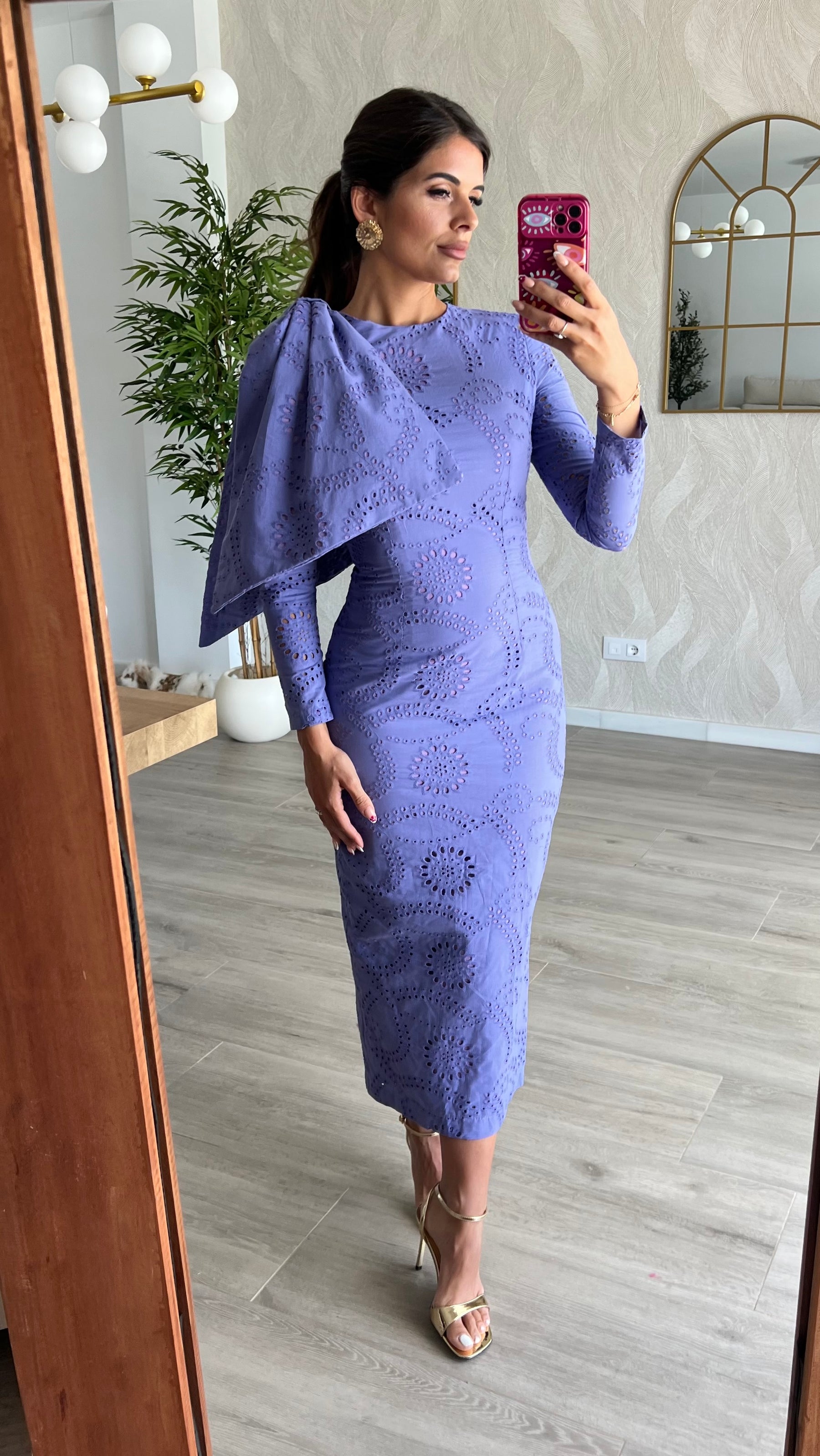 Vestido Libra Perforado “Made in Spain”