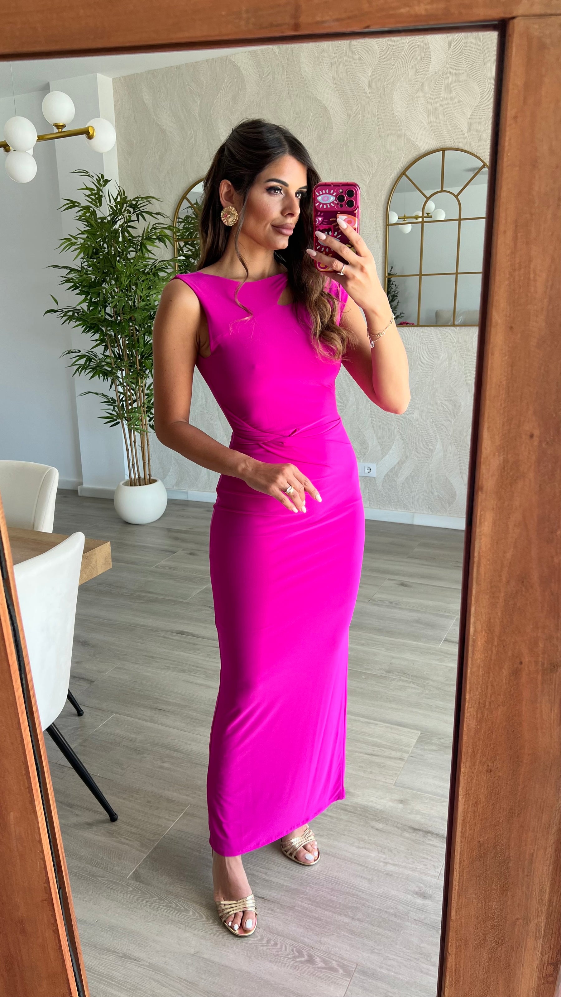 Vestido Lara Fucsia “Made in Spain” (OUTLET NO DEVOLUCIÓN)