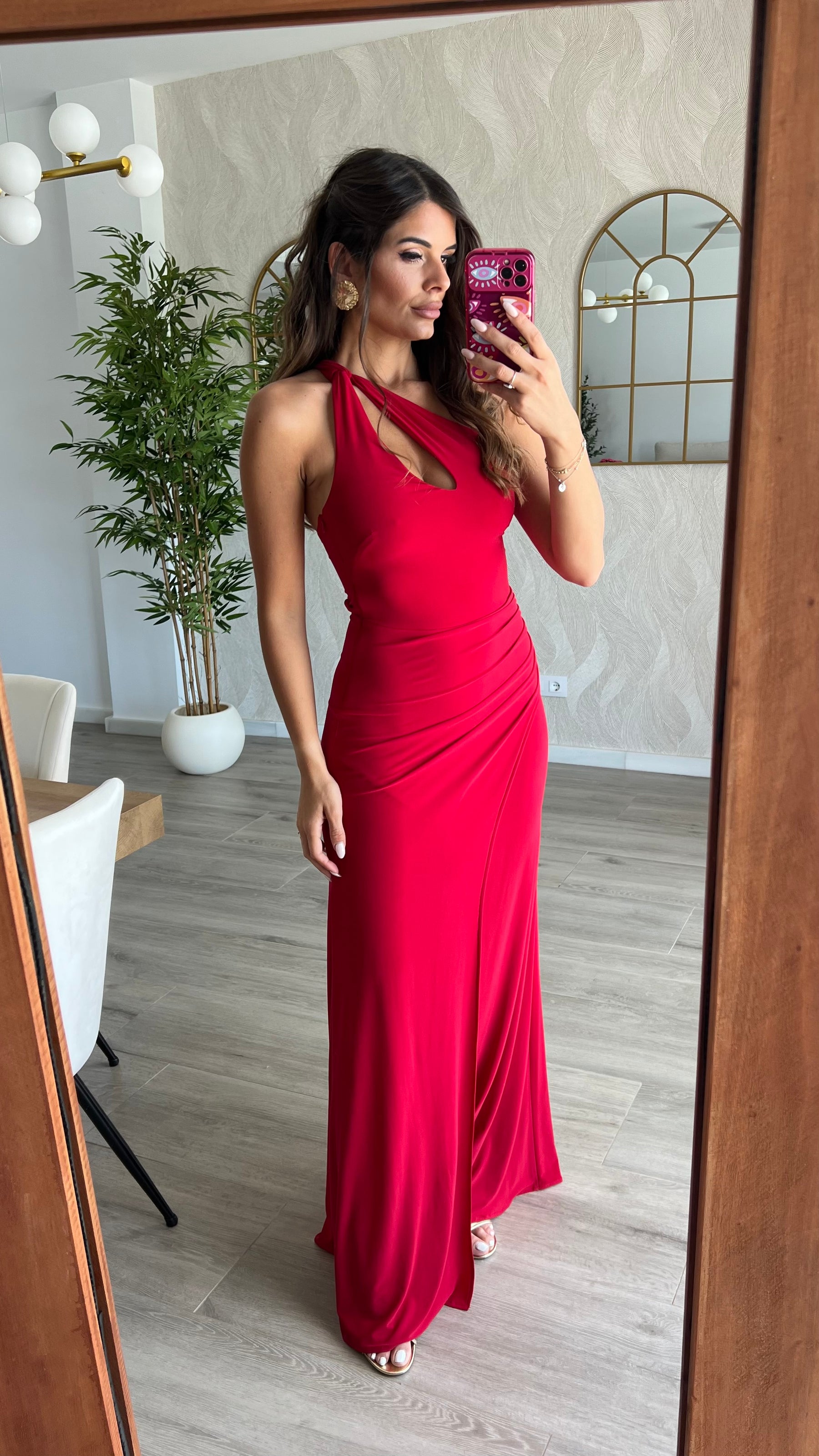 Vestido Rosalía Rojo “Made in Spain”