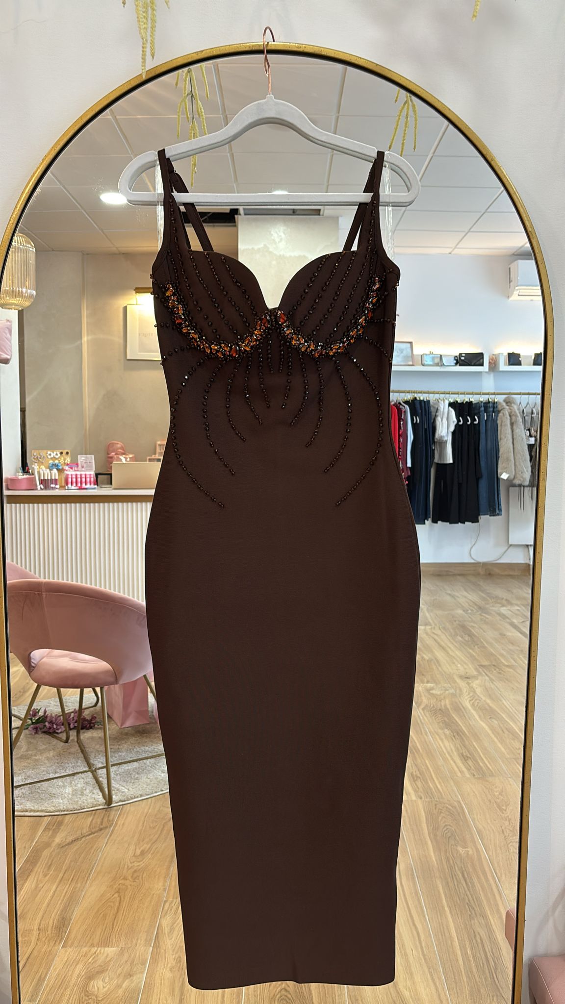 Vestido Bandage Valentina Chocolate