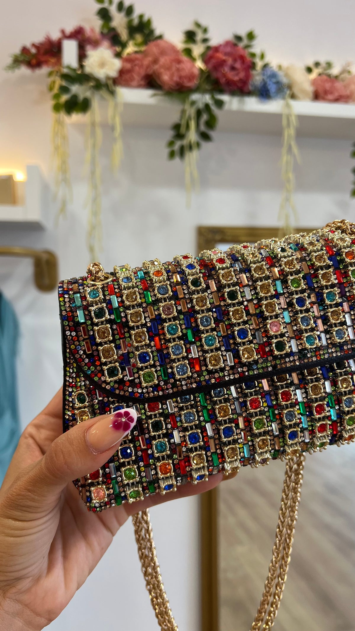 Bolso Edición Limitada Multicolor Forma Clásica