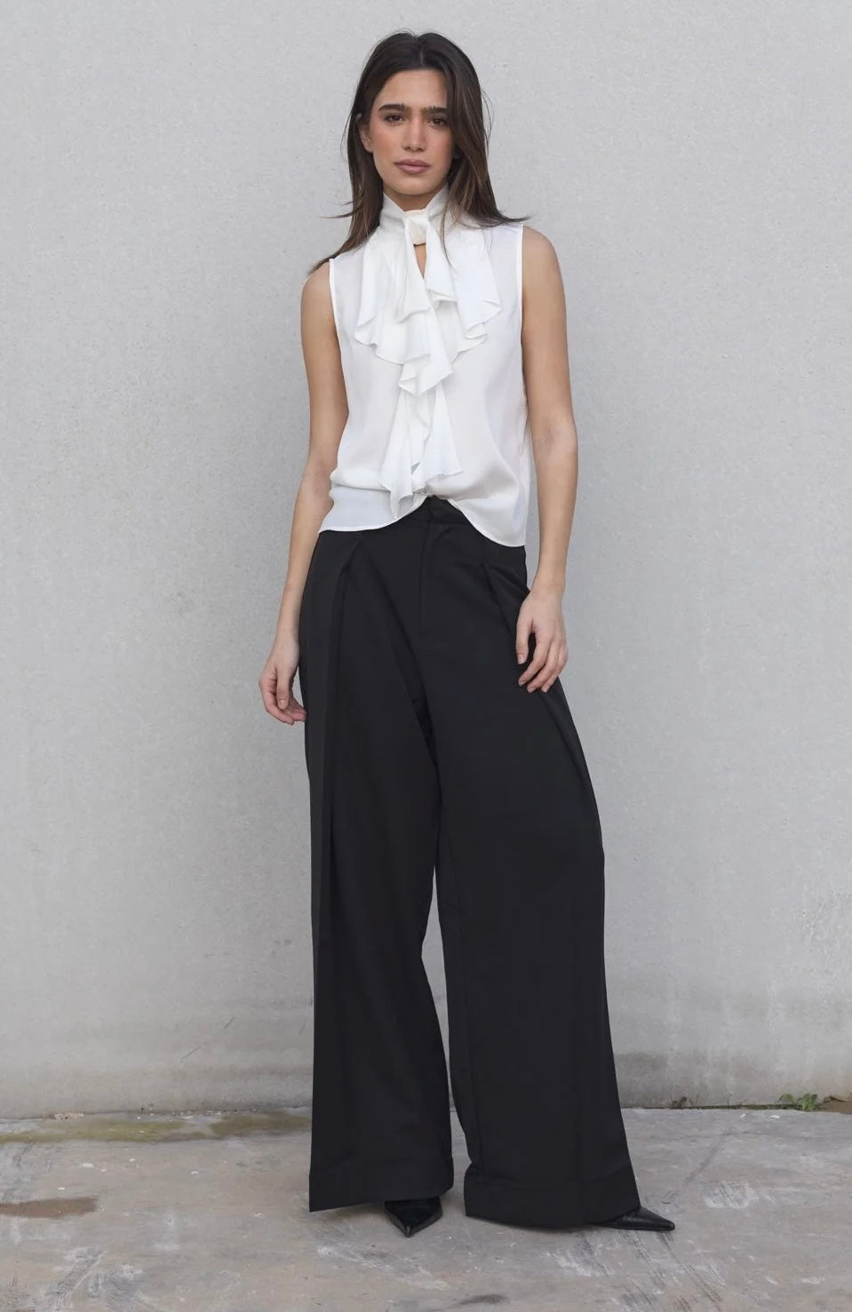 Blusa Volantes Lazada