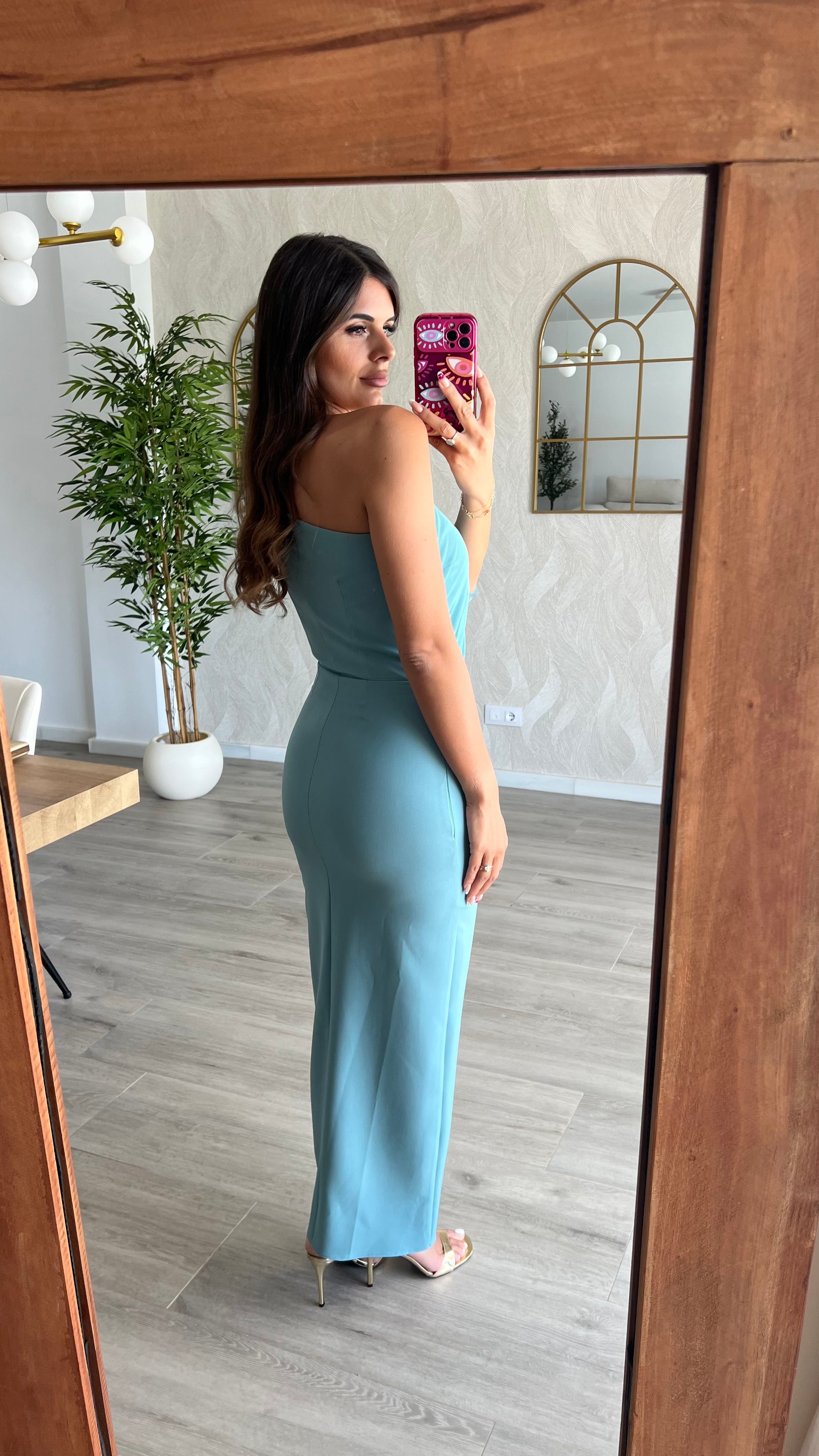 Vestido Paula Azul Hielo “Made in Spain”