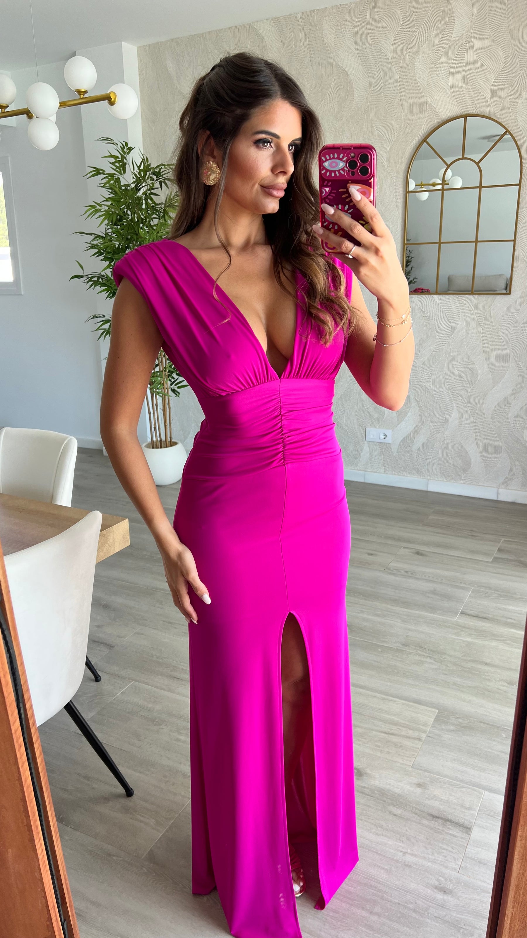 Vestido María Fucsia “Made in Spain”