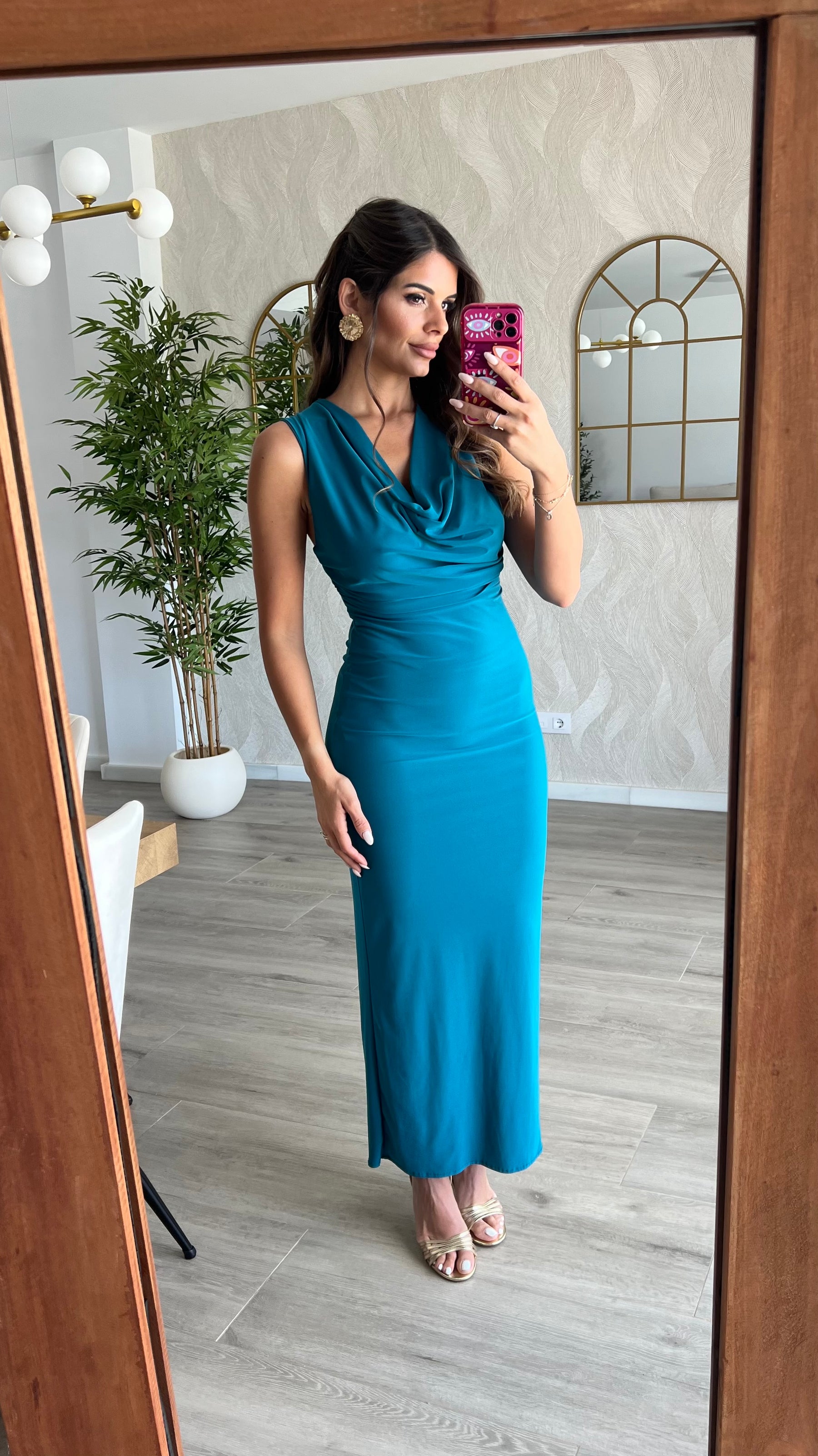 Vestido Martina Verde Pato “Made in Spain”