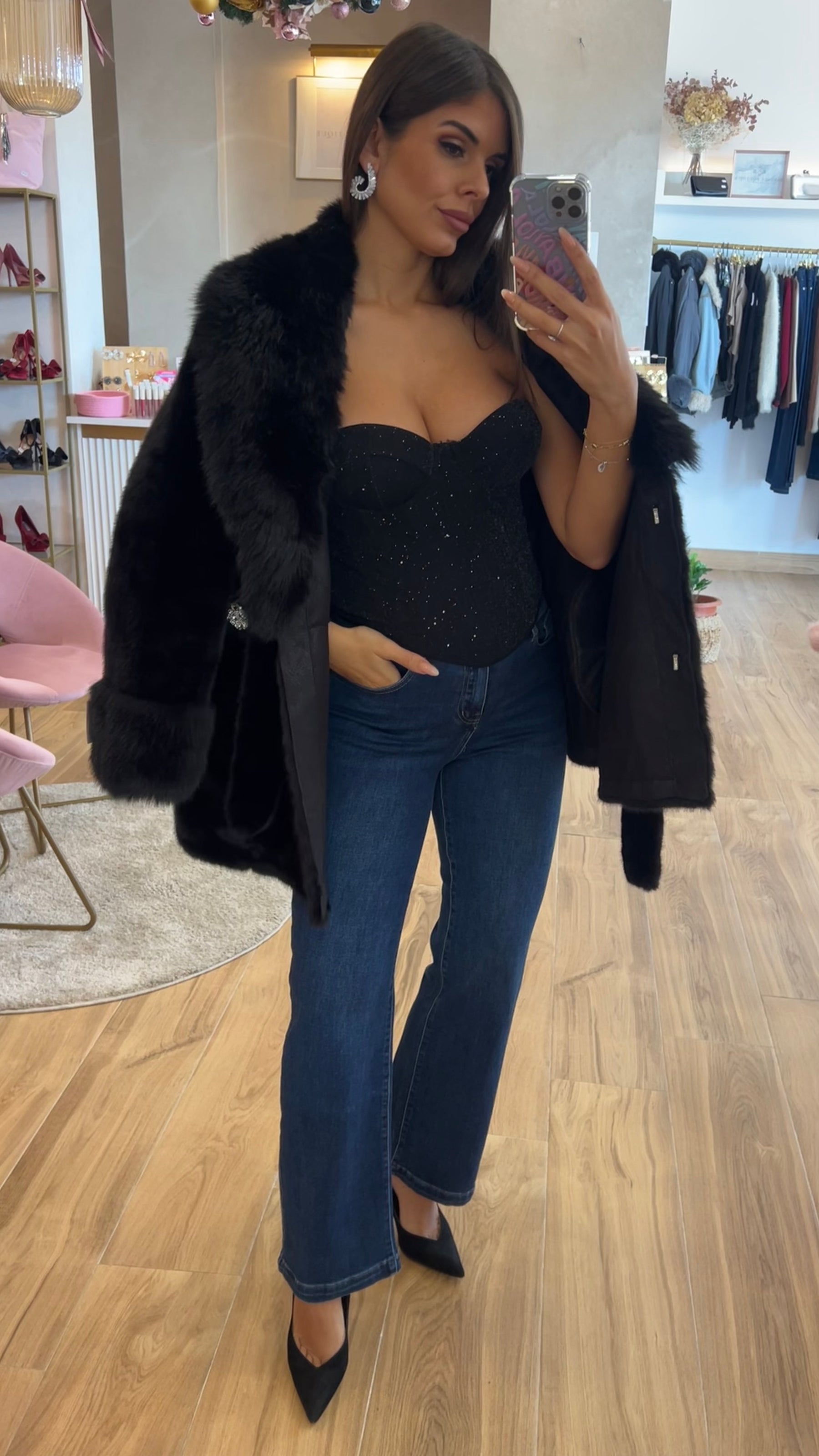 Corsé Palabra Honor Negro