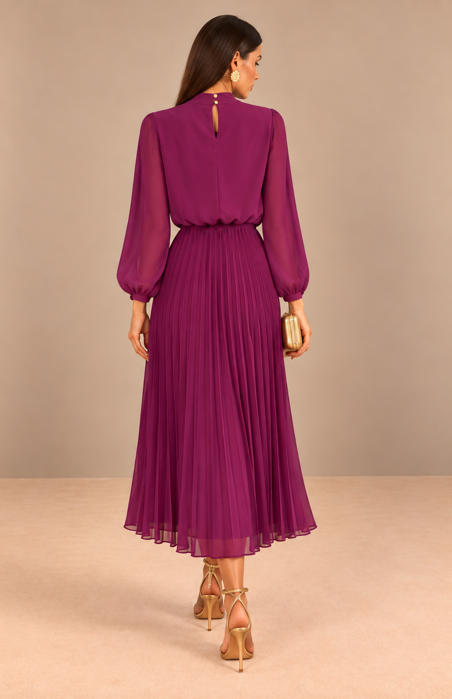 Vestido Paula Buganvilla