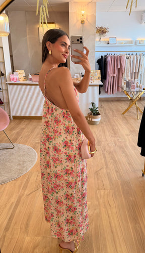 Vestido Rosa Floral
