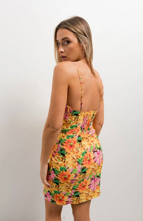 Vestido Estampado Corsetero
