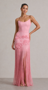Vestido Bandage Seyran Flecos