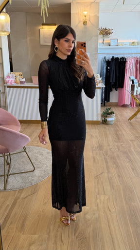 Vestido Gema Brilli Negro