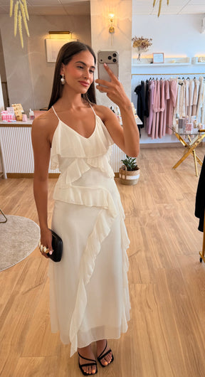 Vestido Delia Beige