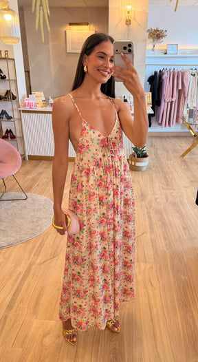 Vestido Rosa Floral
