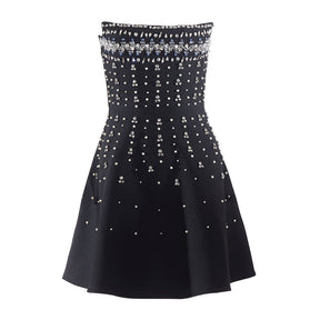 PREVENTA Vestido Reina Cristales Negro