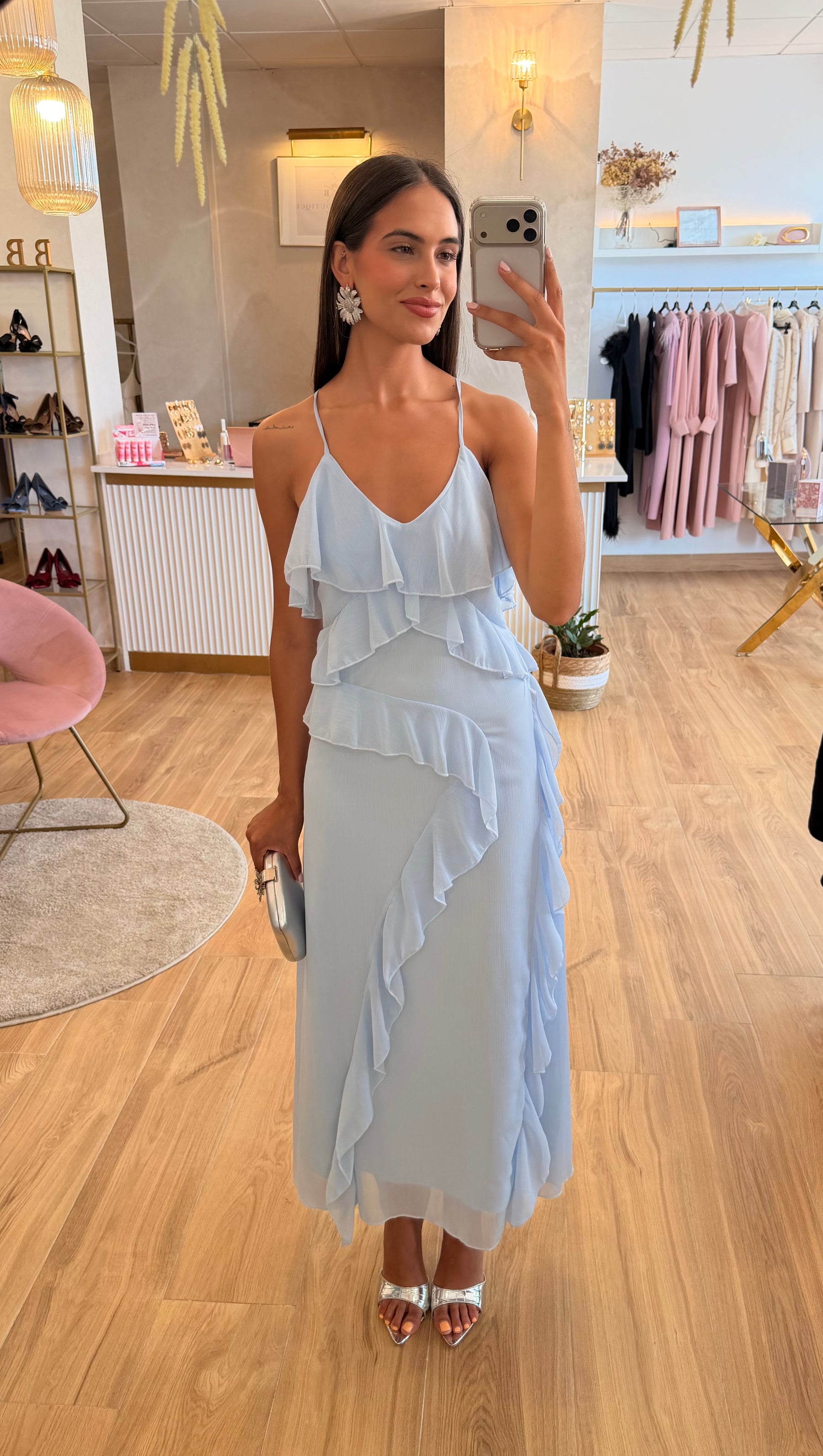 Vestido Delia Celeste