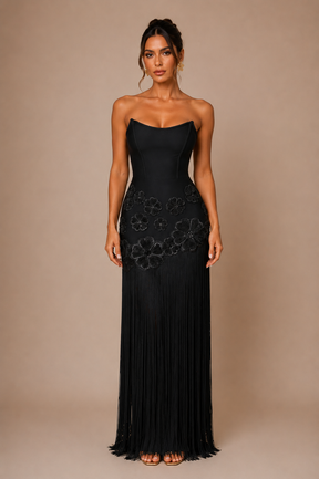 Vestido Bandage Seyran Flecos