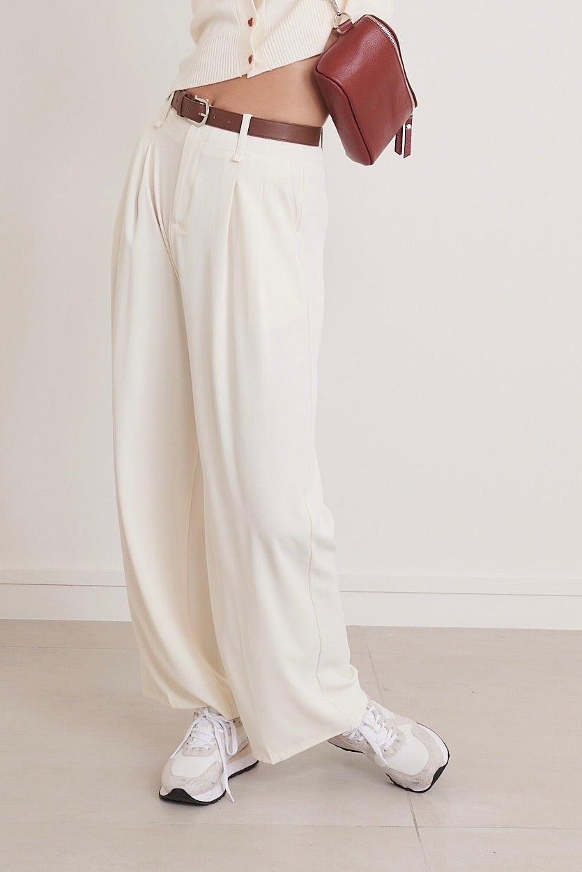 Pantalón Pinza Beige