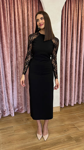 Vestido Regina Negro Mantilla “Made in Spain”